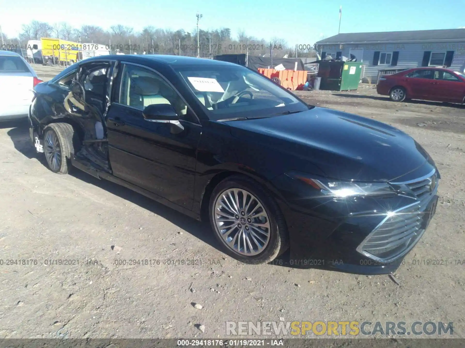 1 Photograph of a damaged car 4T1DZ1FBXLU044909 TOYOTA AVALON 2020