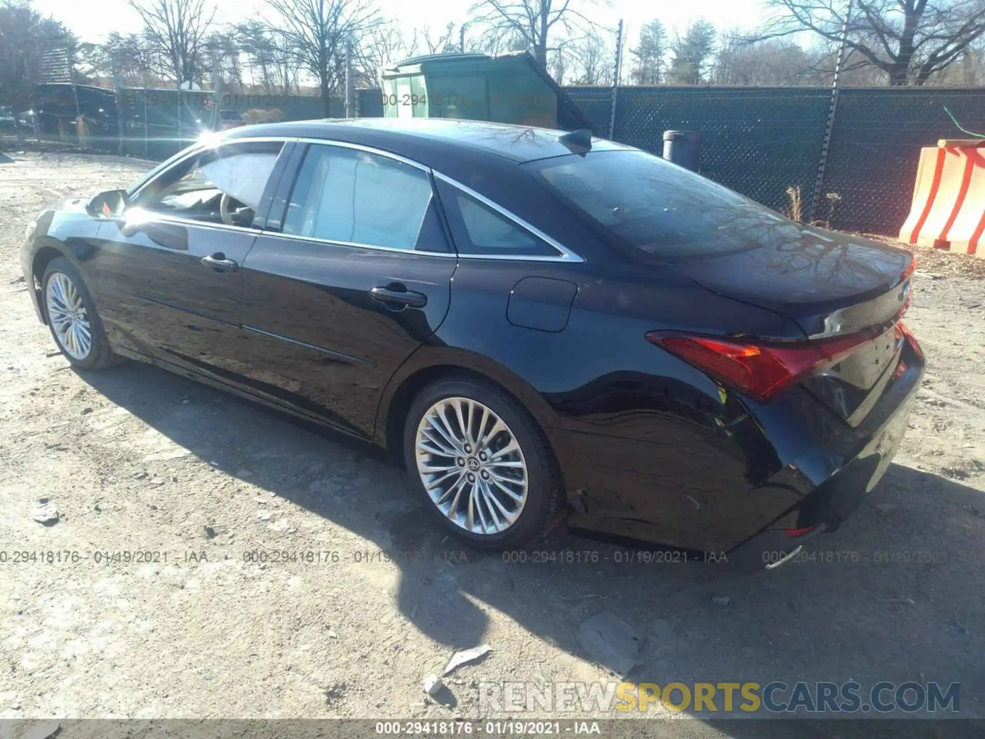 3 Photograph of a damaged car 4T1DZ1FBXLU044909 TOYOTA AVALON 2020