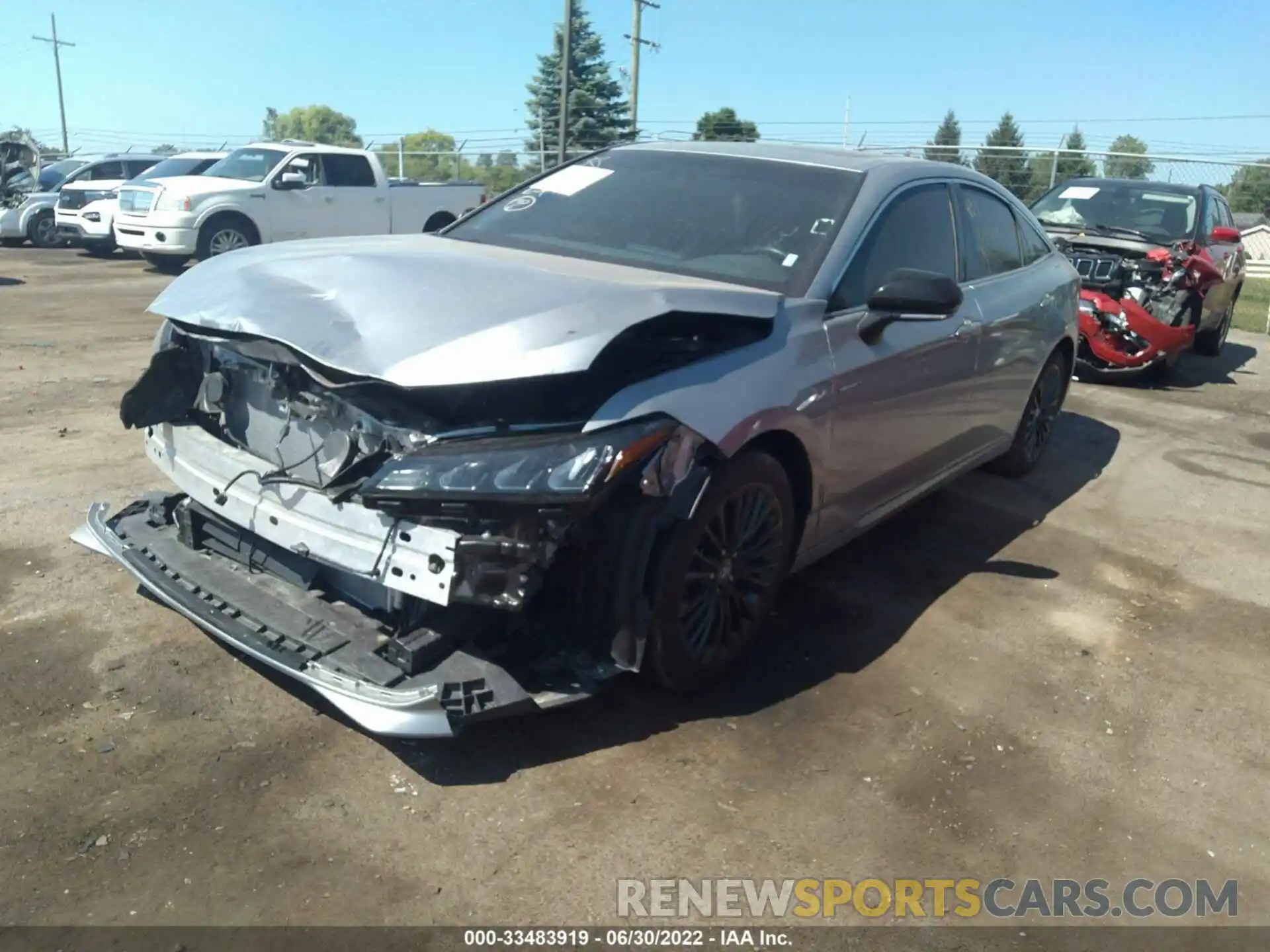 2 Photograph of a damaged car 4T1E21FB4LU014426 TOYOTA AVALON 2020