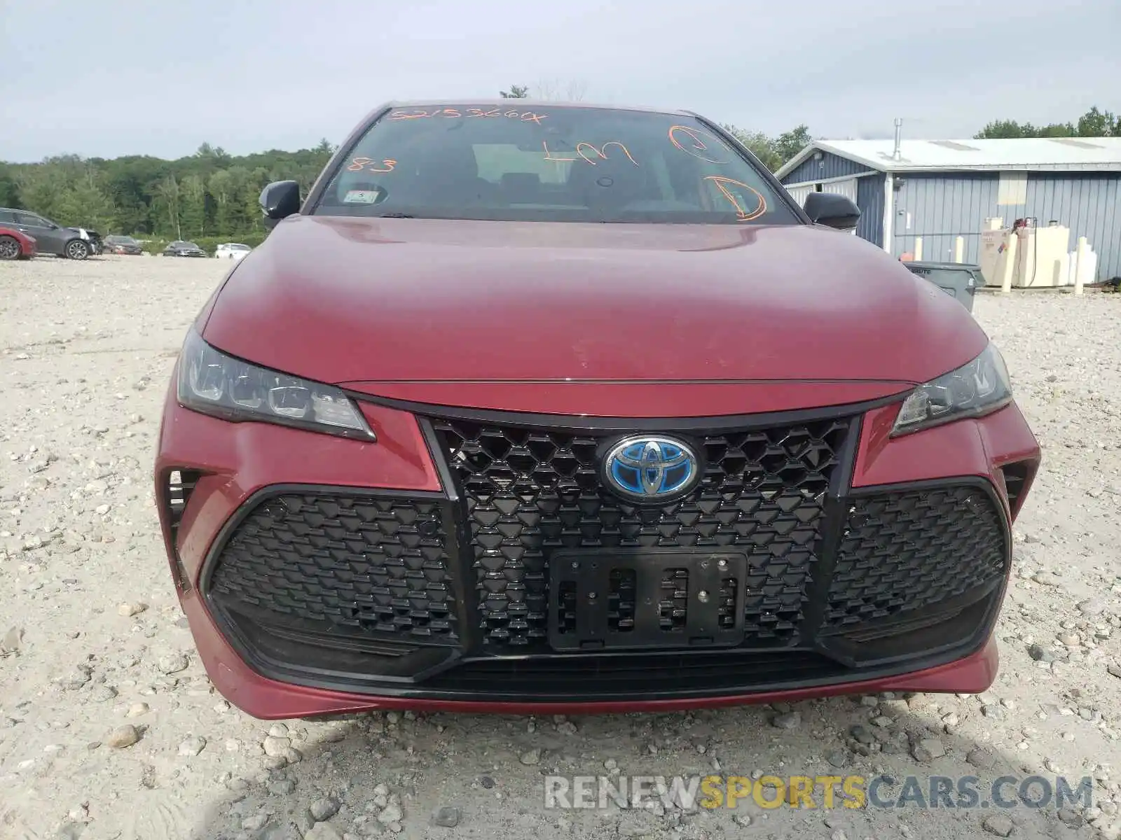 9 Photograph of a damaged car 4T1E21FB7LU012461 TOYOTA AVALON 2020