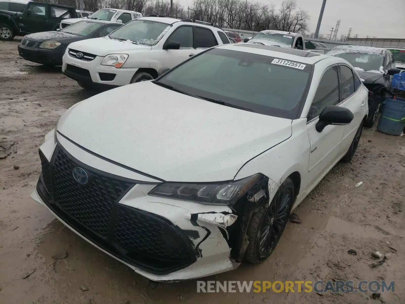 2 Photograph of a damaged car 4T1E21FB7LU014310 TOYOTA AVALON 2020