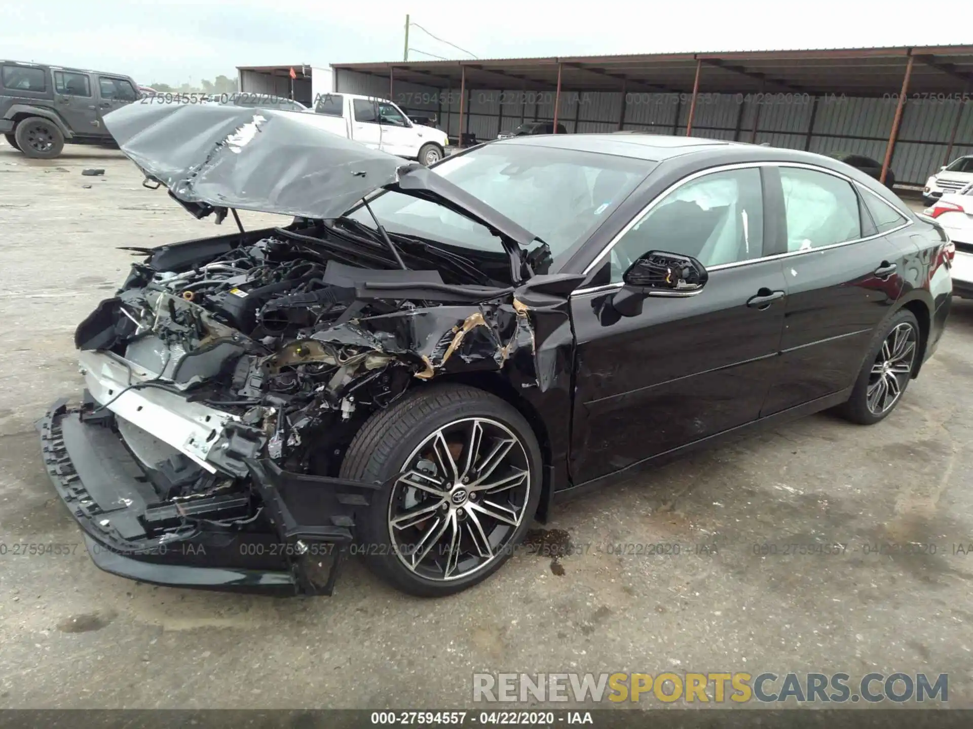 2 Photograph of a damaged car 4T1EZ1FB3LU040981 TOYOTA AVALON 2020