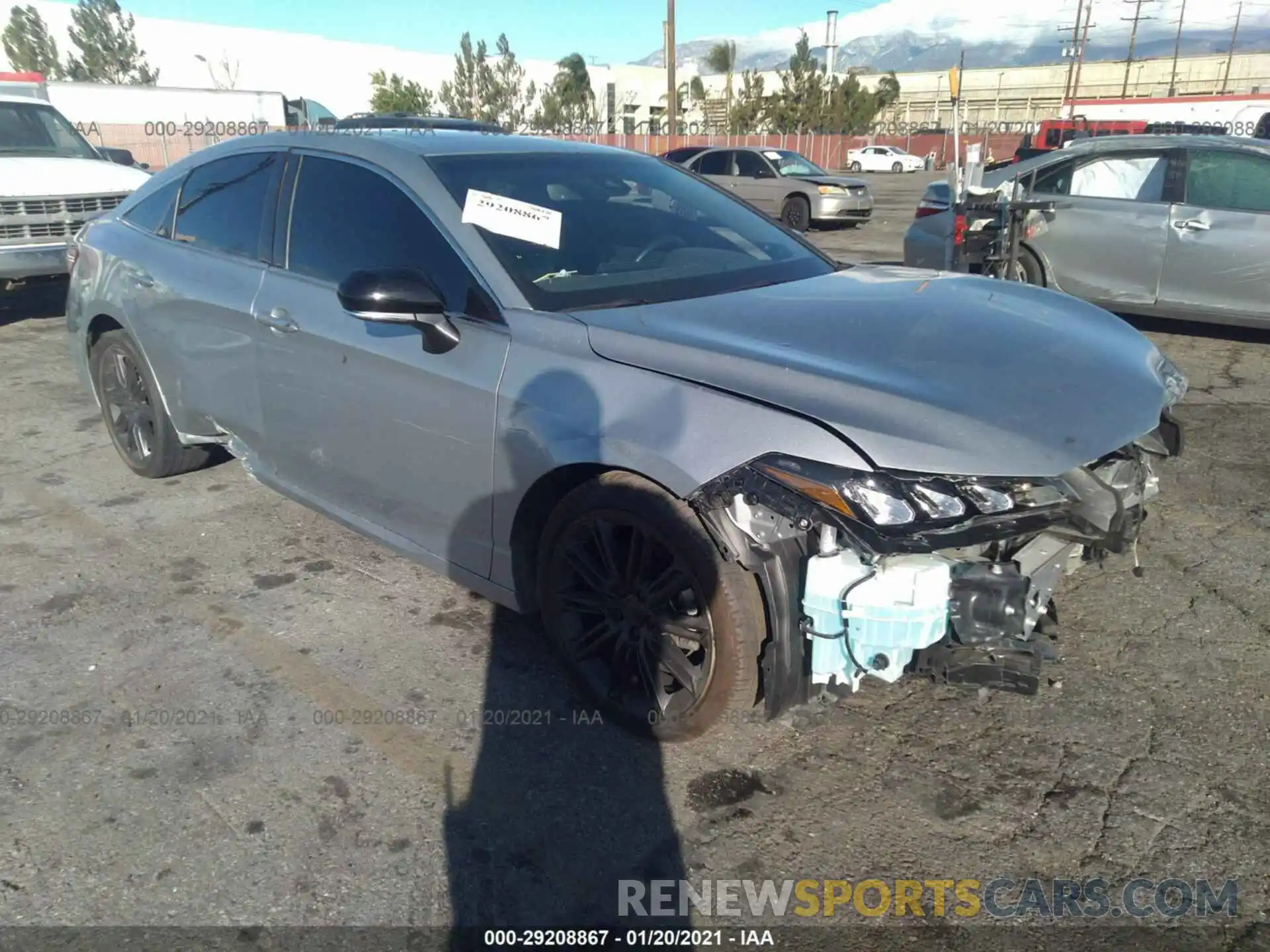 1 Photograph of a damaged car 4T1EZ1FB4LU042304 TOYOTA AVALON 2020