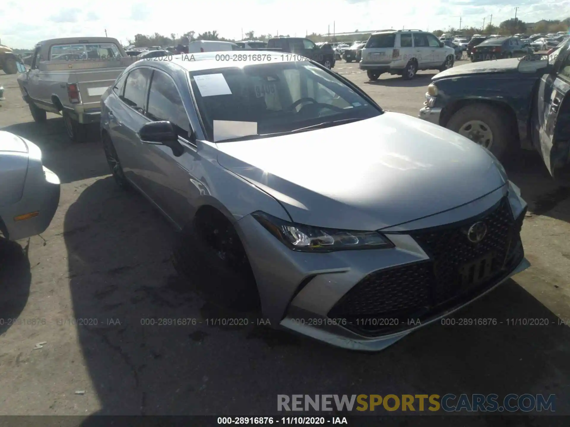 1 Photograph of a damaged car 4T1EZ1FB7LU050087 TOYOTA AVALON 2020