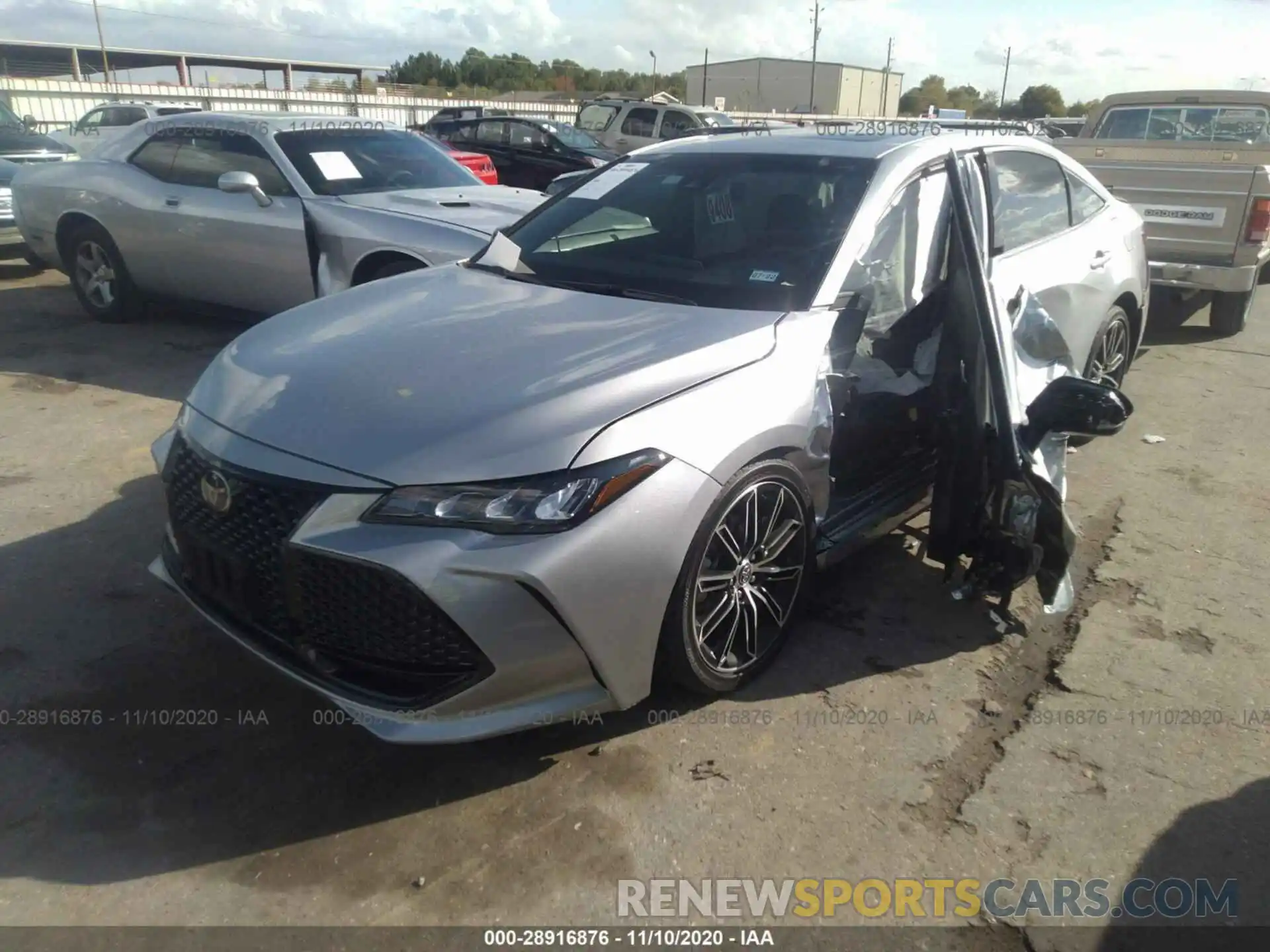 2 Photograph of a damaged car 4T1EZ1FB7LU050087 TOYOTA AVALON 2020