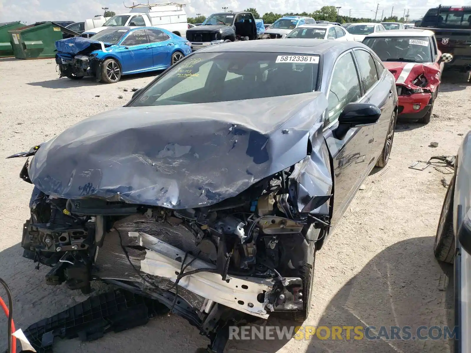 2 Photograph of a damaged car 4T1EZ1FB8LU050793 TOYOTA AVALON 2020