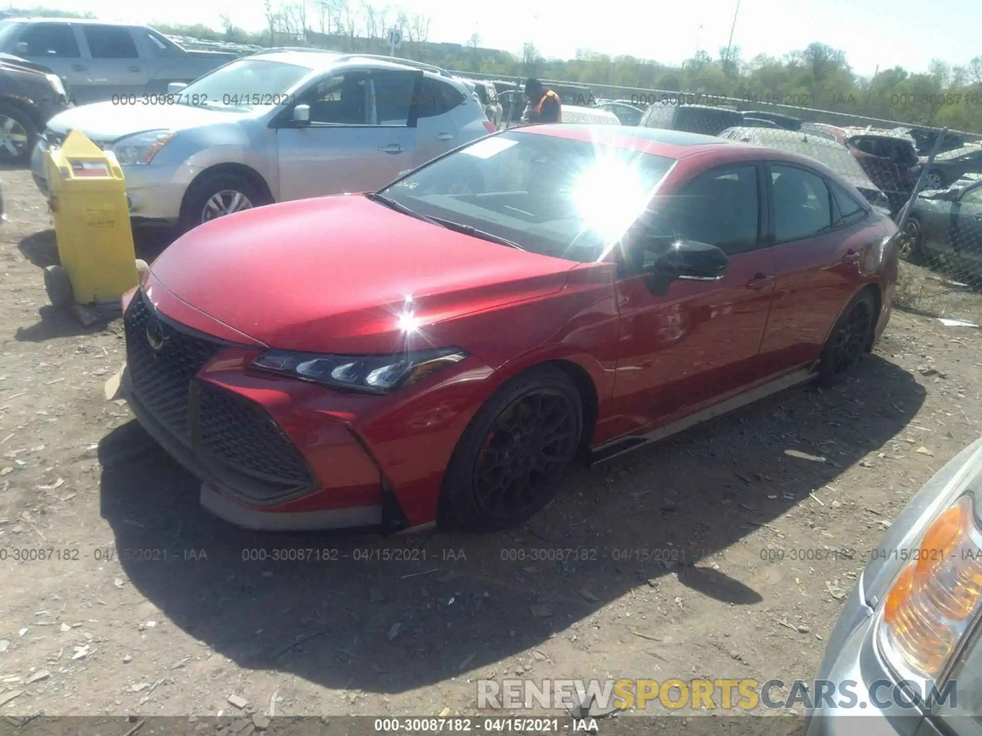 2 Photograph of a damaged car 4T1FZ1FB1LU054723 TOYOTA AVALON 2020