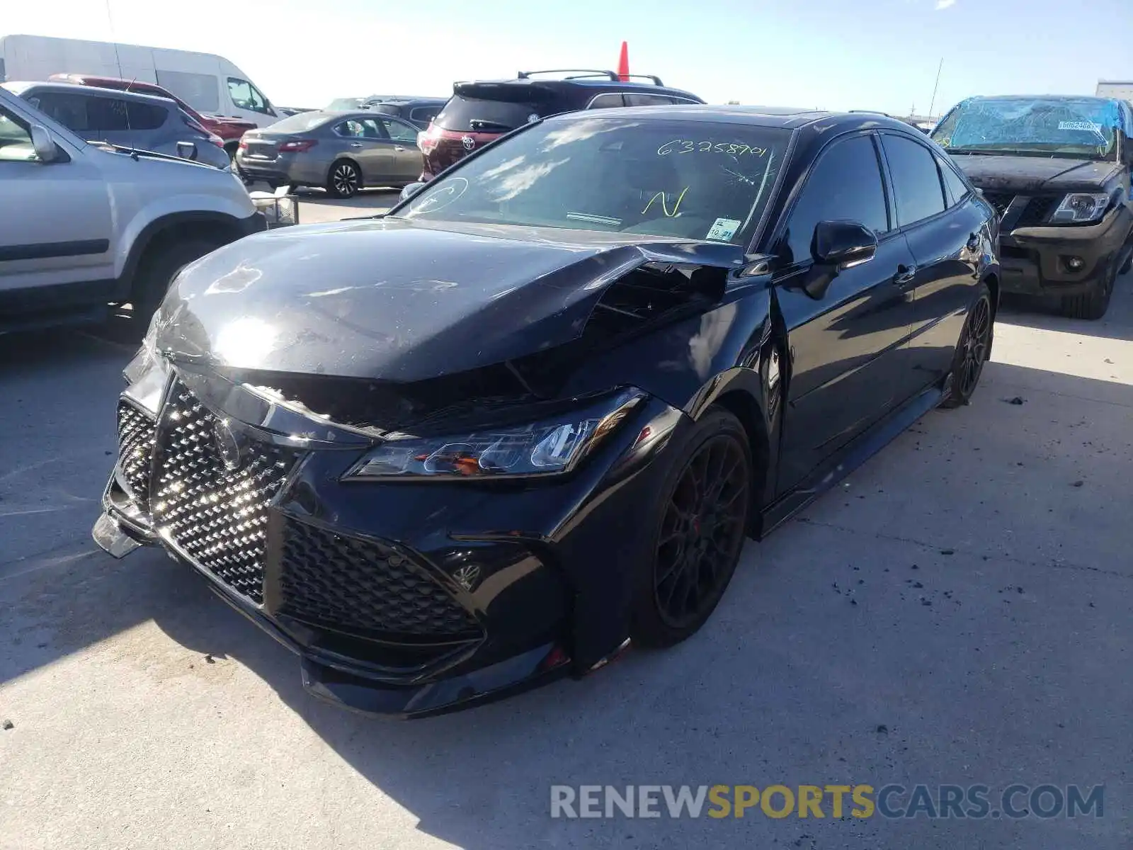 2 Photograph of a damaged car 4T1FZ1FB3LU039446 TOYOTA AVALON 2020