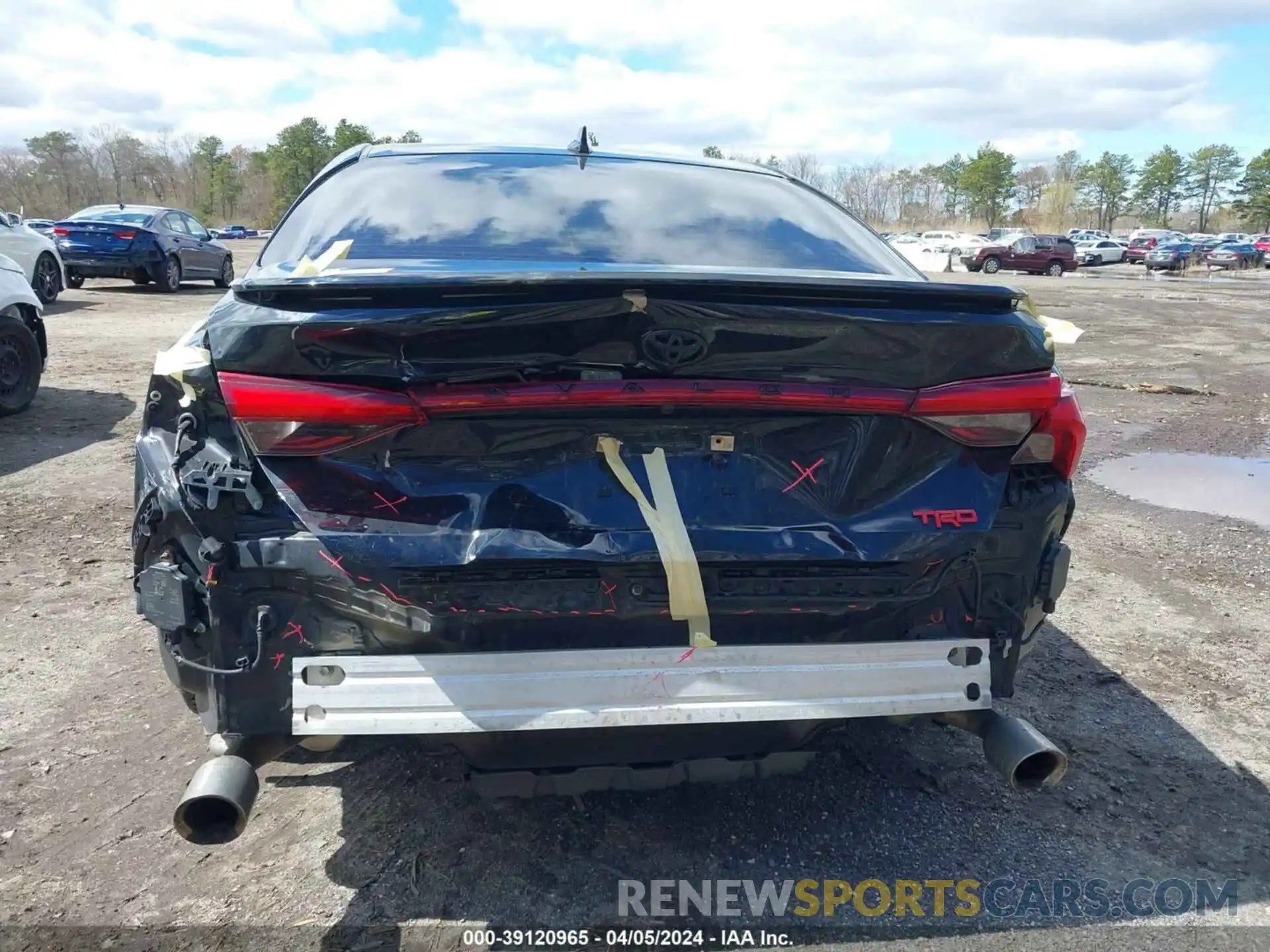 16 Photograph of a damaged car 4T1FZ1FB3LU049510 TOYOTA AVALON 2020