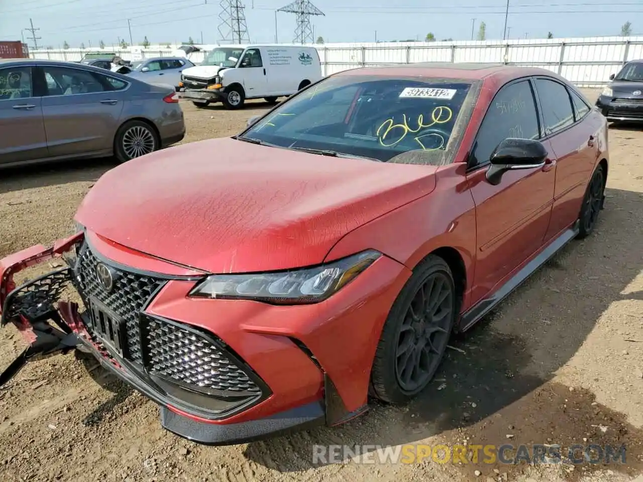 2 Photograph of a damaged car 4T1FZ1FB3LU056070 TOYOTA AVALON 2020