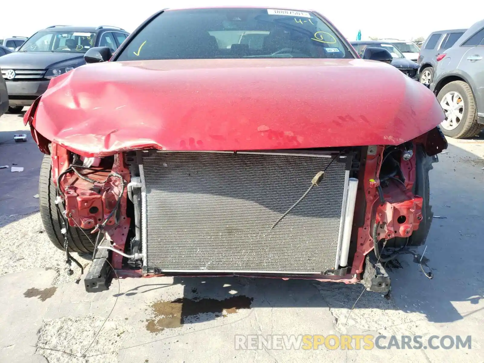 9 Photograph of a damaged car 4T1FZ1FB6LU052854 TOYOTA AVALON 2020