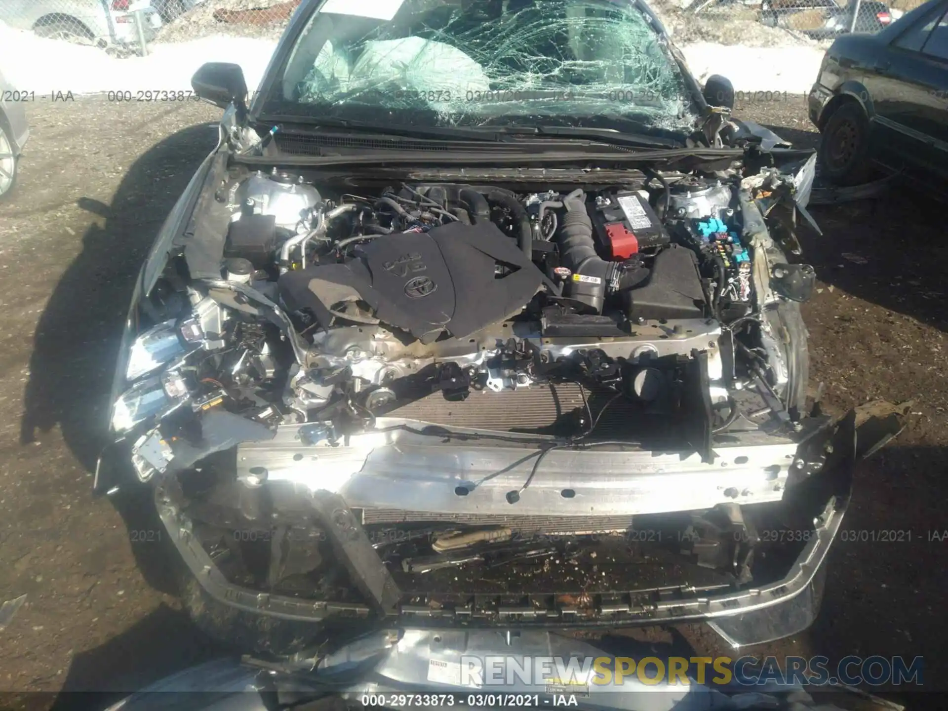 10 Photograph of a damaged car 4T1FZ1FB9LU046742 TOYOTA AVALON 2020
