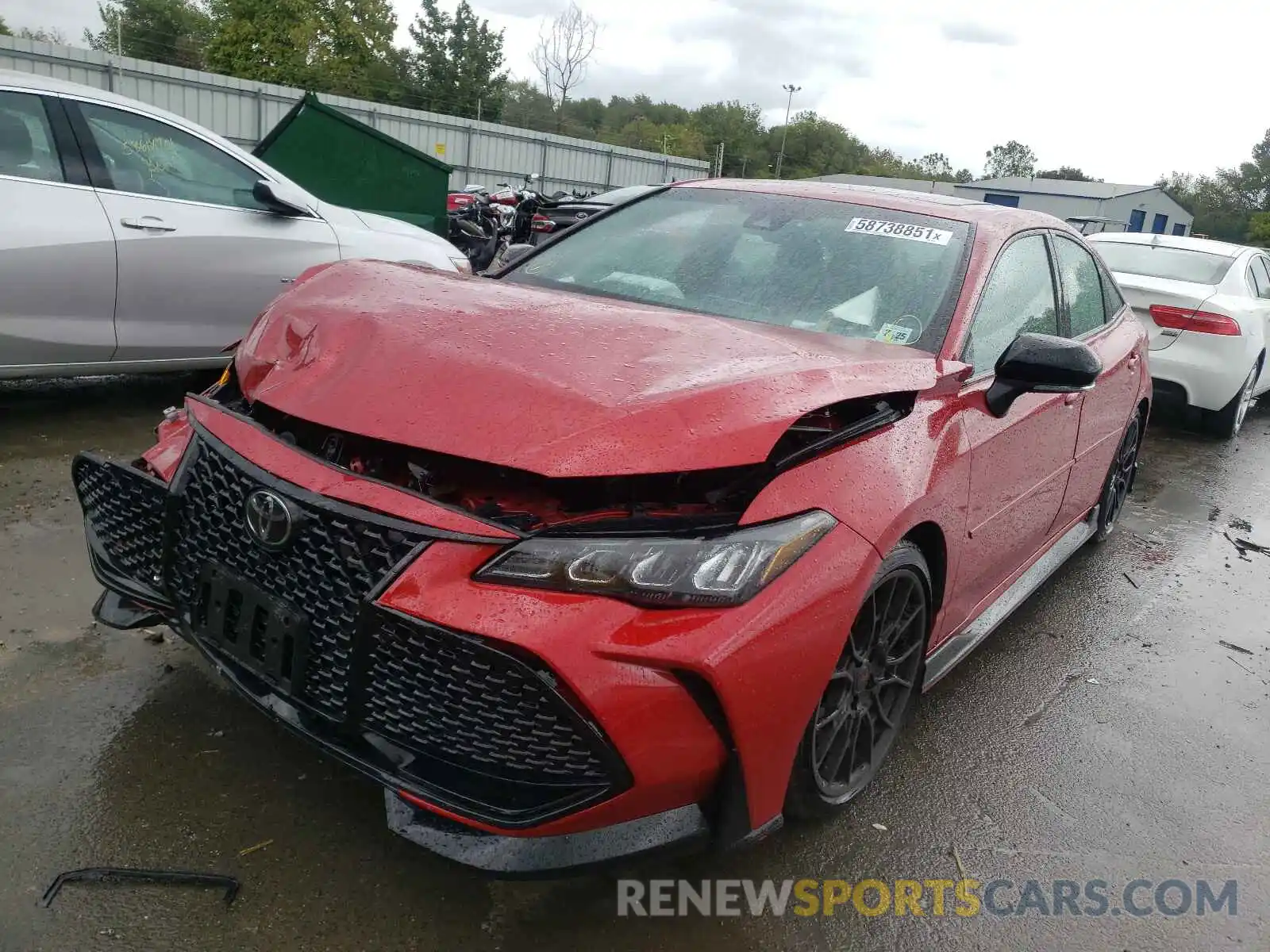 2 Photograph of a damaged car 4T1FZ1FB9LU054162 TOYOTA AVALON 2020