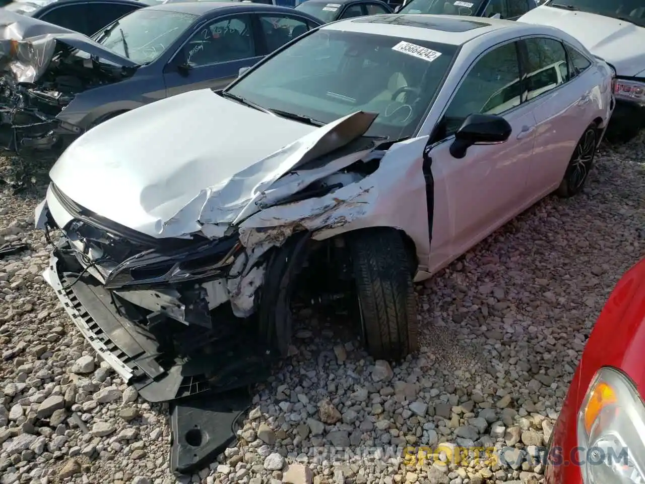 2 Photograph of a damaged car 4T1HZ1FB3LU040038 TOYOTA AVALON 2020