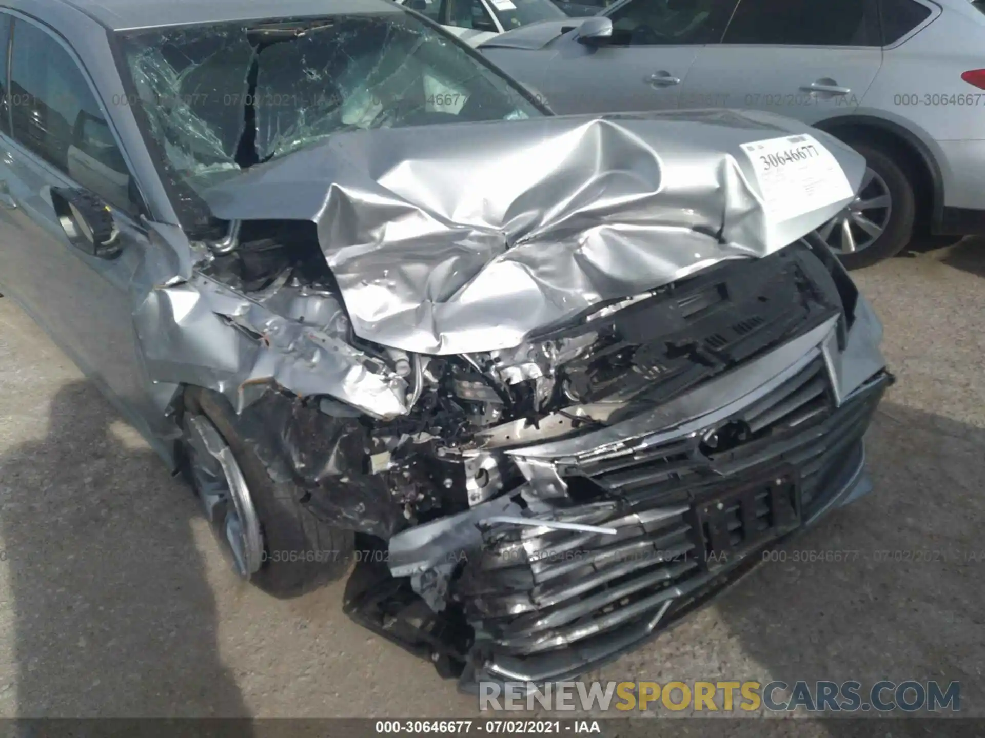 6 Photograph of a damaged car 4T1JZ1FB6LU055750 TOYOTA AVALON 2020