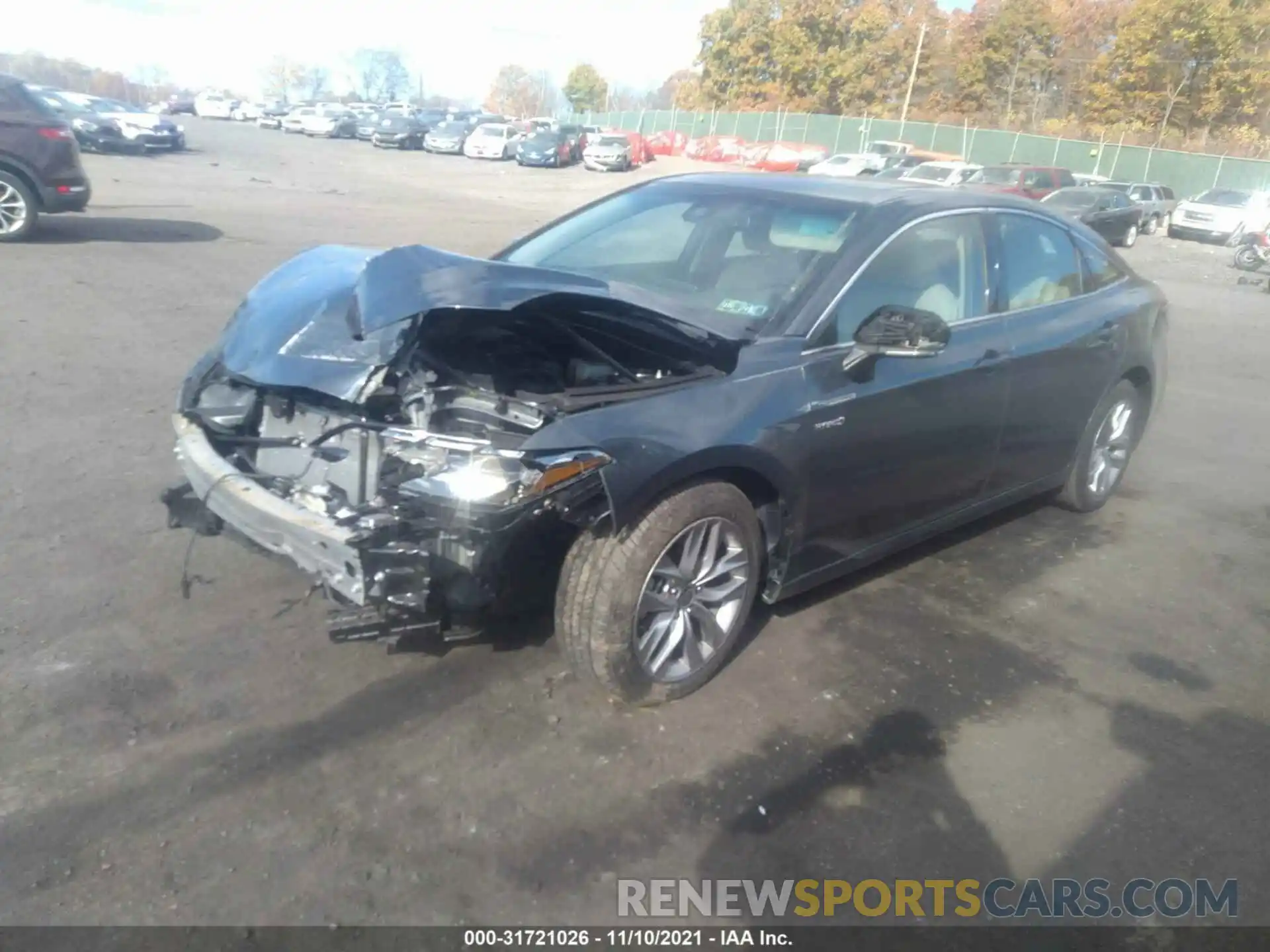 2 Photograph of a damaged car 4T1AA1AB4MU003145 TOYOTA AVALON 2021