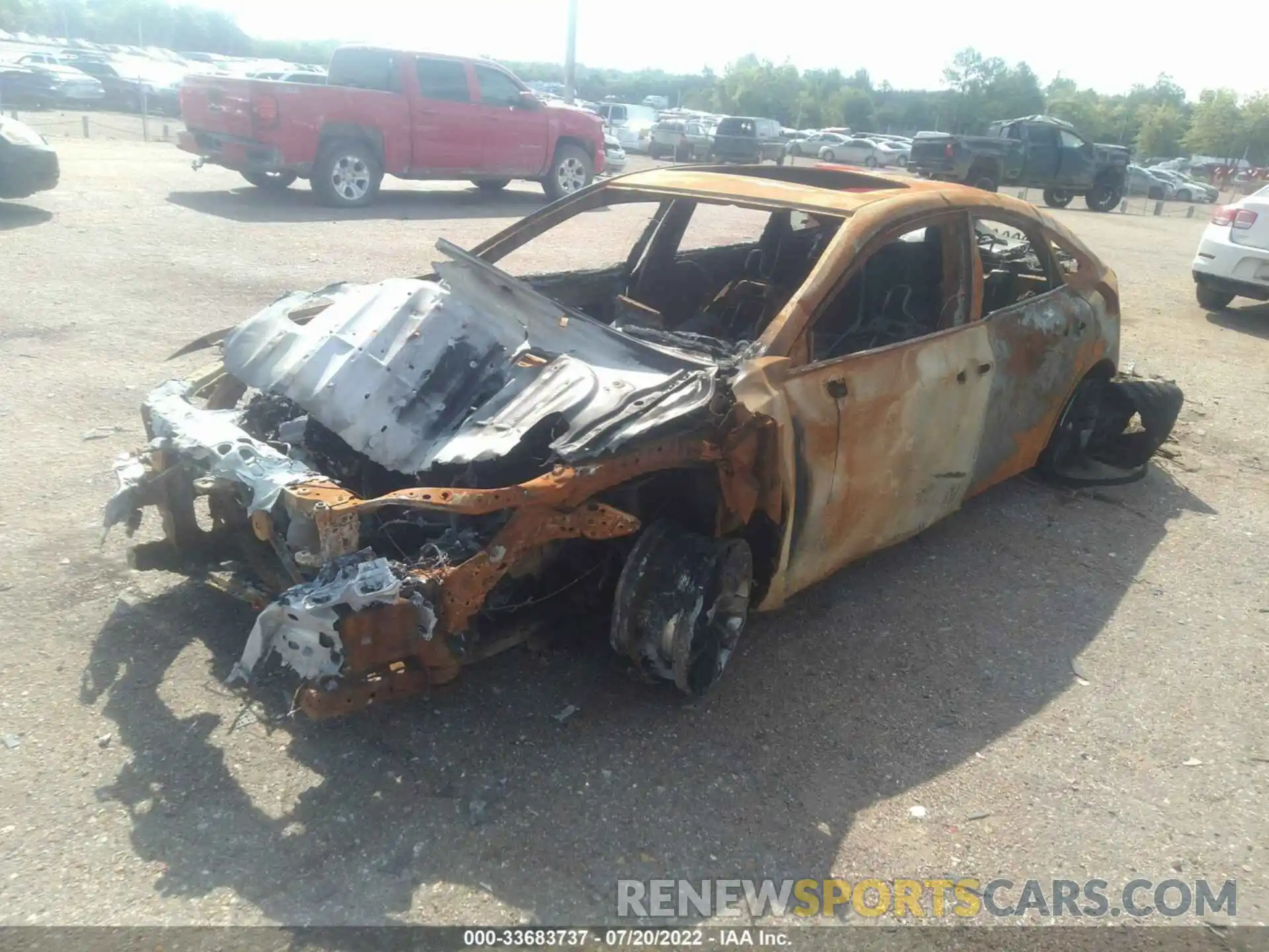 2 Photograph of a damaged car 4T1AZ1FB3MU067906 TOYOTA AVALON 2021