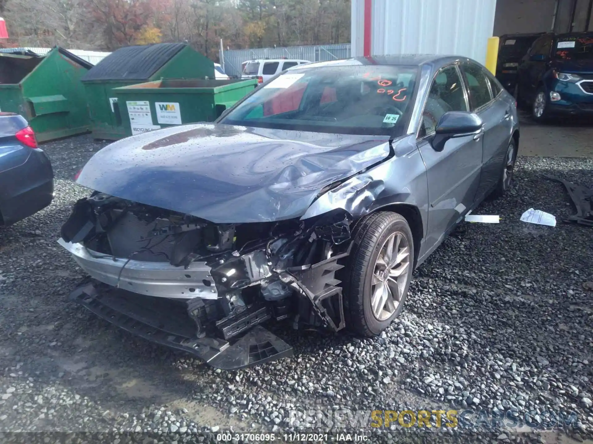 2 Photograph of a damaged car 4T1AZ1FB7MU057508 TOYOTA AVALON 2021