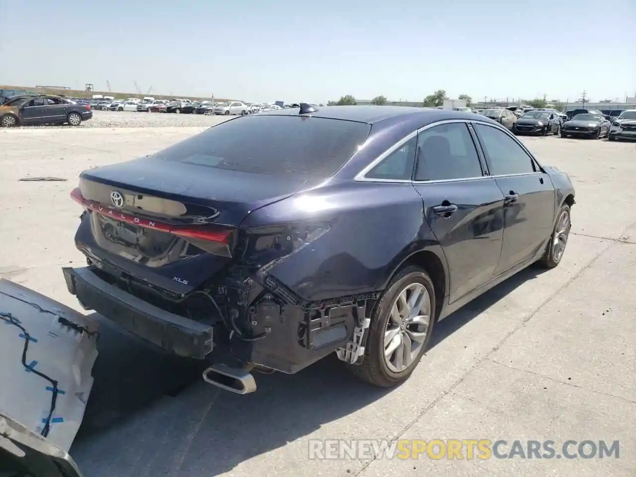 4 Photograph of a damaged car 4T1AZ1FB7MU060361 TOYOTA AVALON 2021