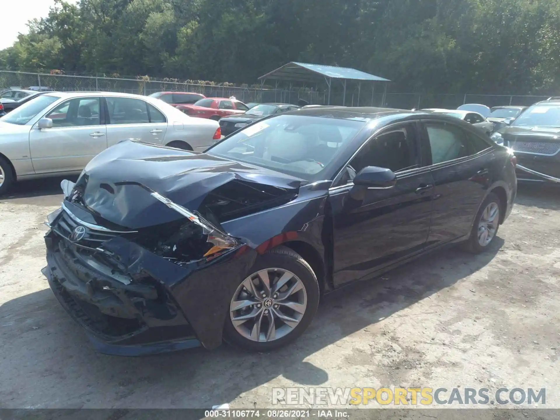 2 Photograph of a damaged car 4T1AZ1FB9MU059986 TOYOTA AVALON 2021