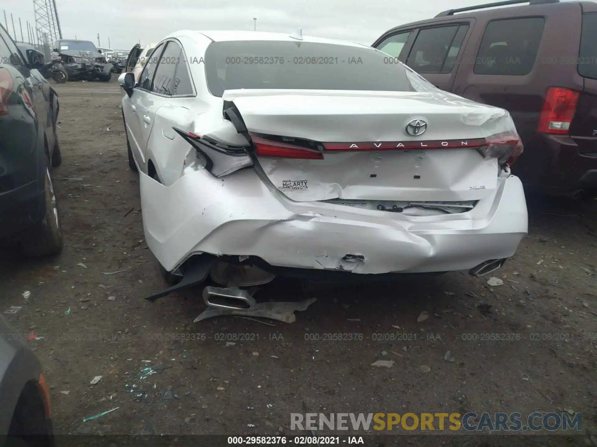 6 Фотография поврежденного автомобиля 4T1AZ1FBXMU057549 TOYOTA AVALON 2021