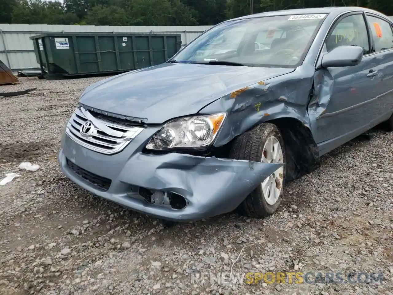 9 Photograph of a damaged car 4T1BK36B78U323801 TOYOTA AVALON 2021