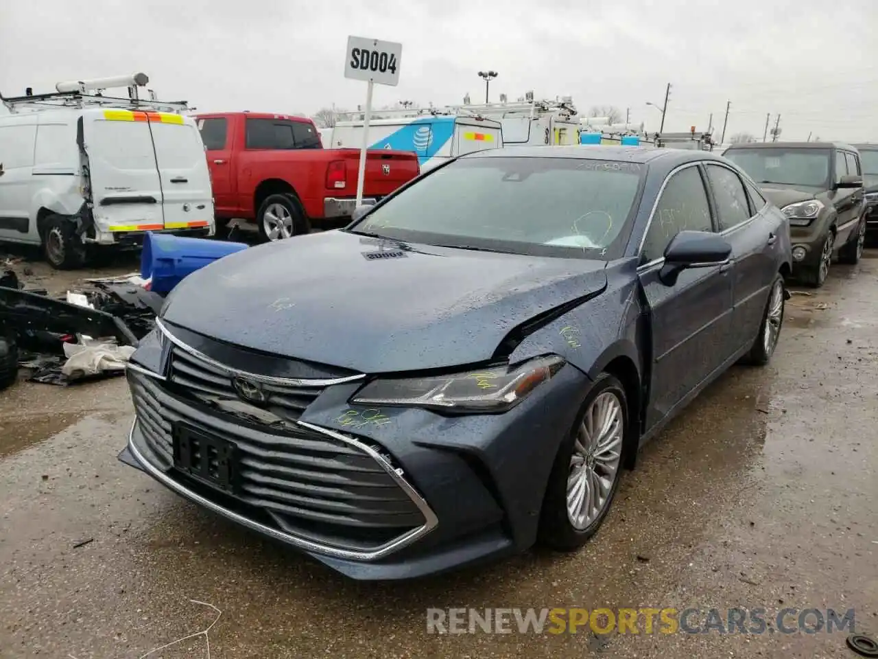 2 Photograph of a damaged car 4T1CZ1FB4MU068863 TOYOTA AVALON 2021