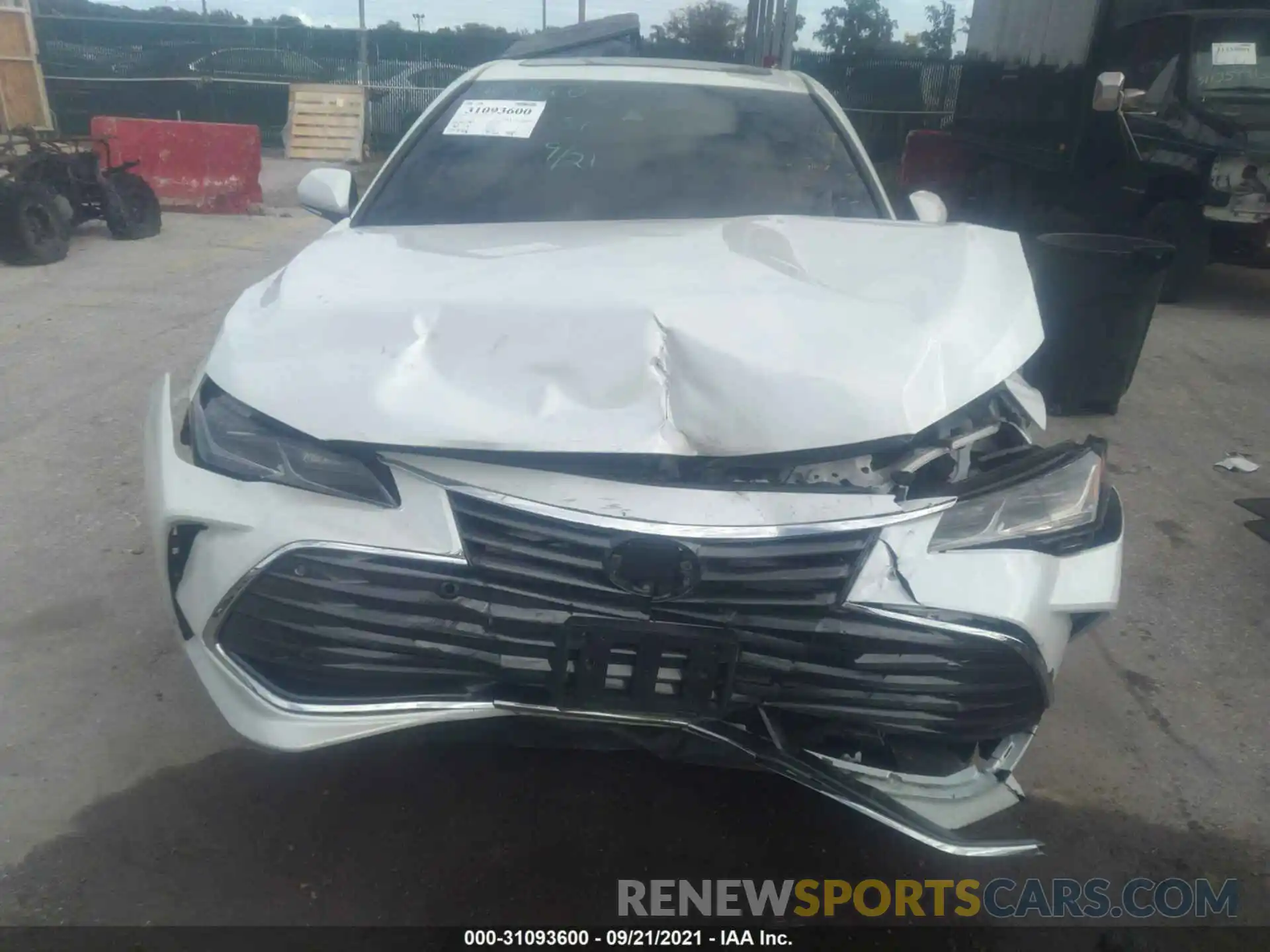 6 Photograph of a damaged car 4T1DA1AB2MU006509 TOYOTA AVALON 2021