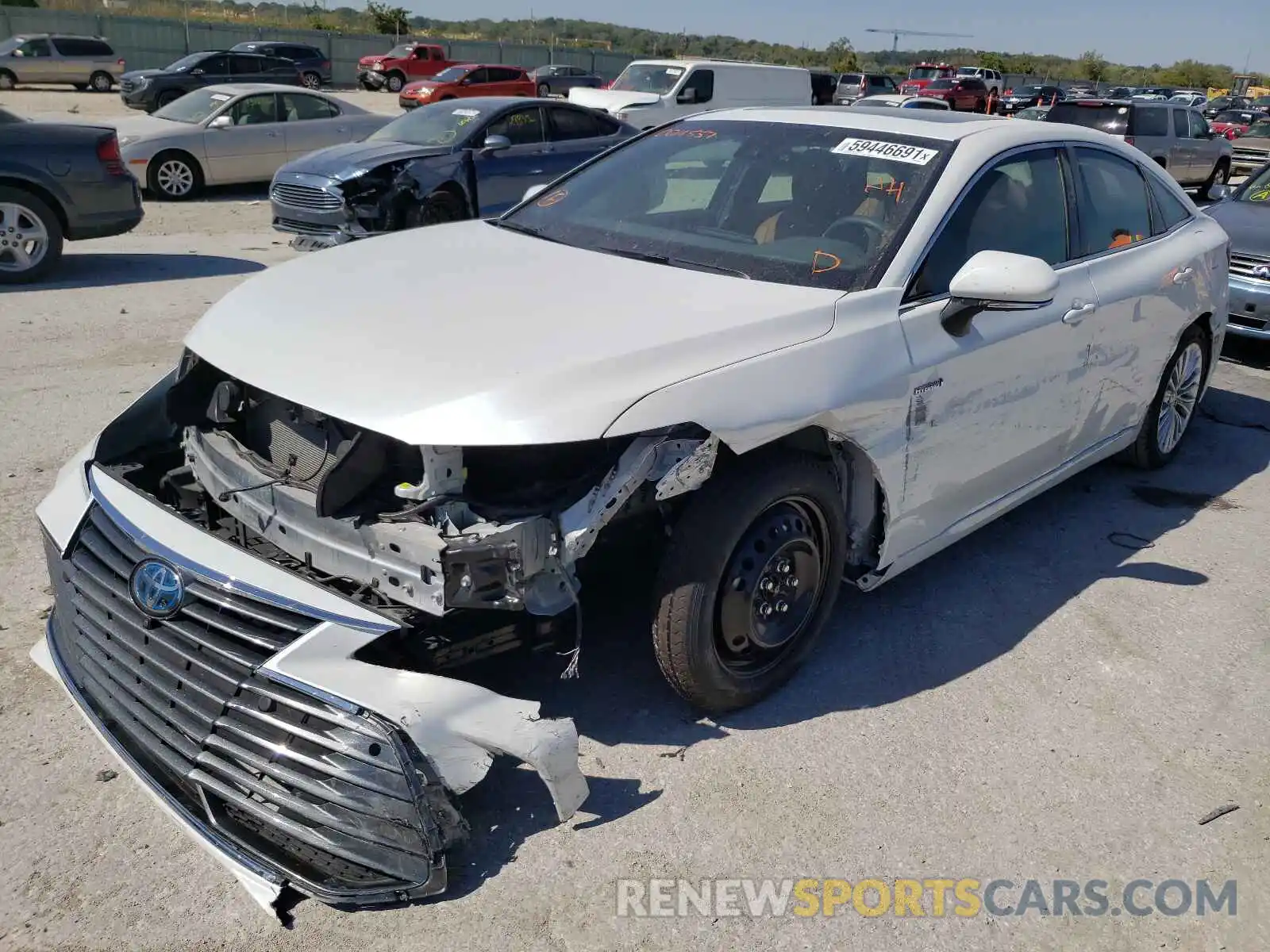 2 Photograph of a damaged car 4T1DA1AB3MU004557 TOYOTA AVALON 2021