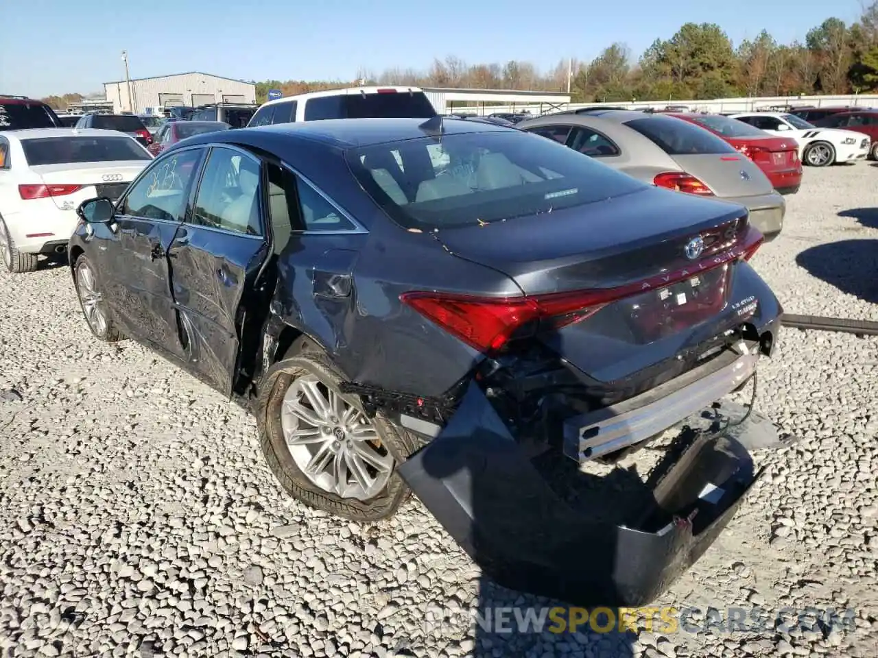 3 Photograph of a damaged car 4T1DA1AB6MU006531 TOYOTA AVALON 2021