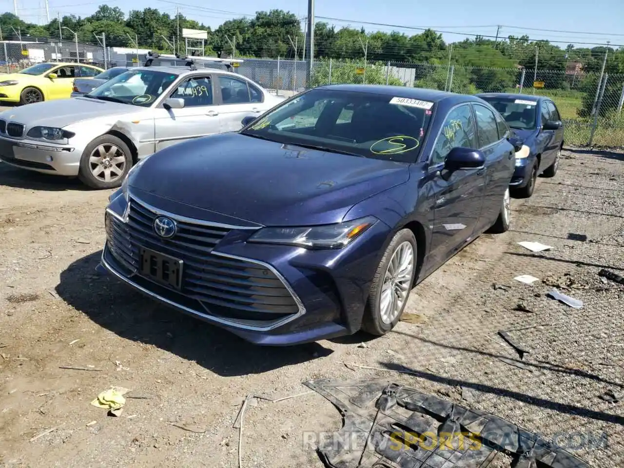 2 Photograph of a damaged car 4T1DA1AB7MU005078 TOYOTA AVALON 2021