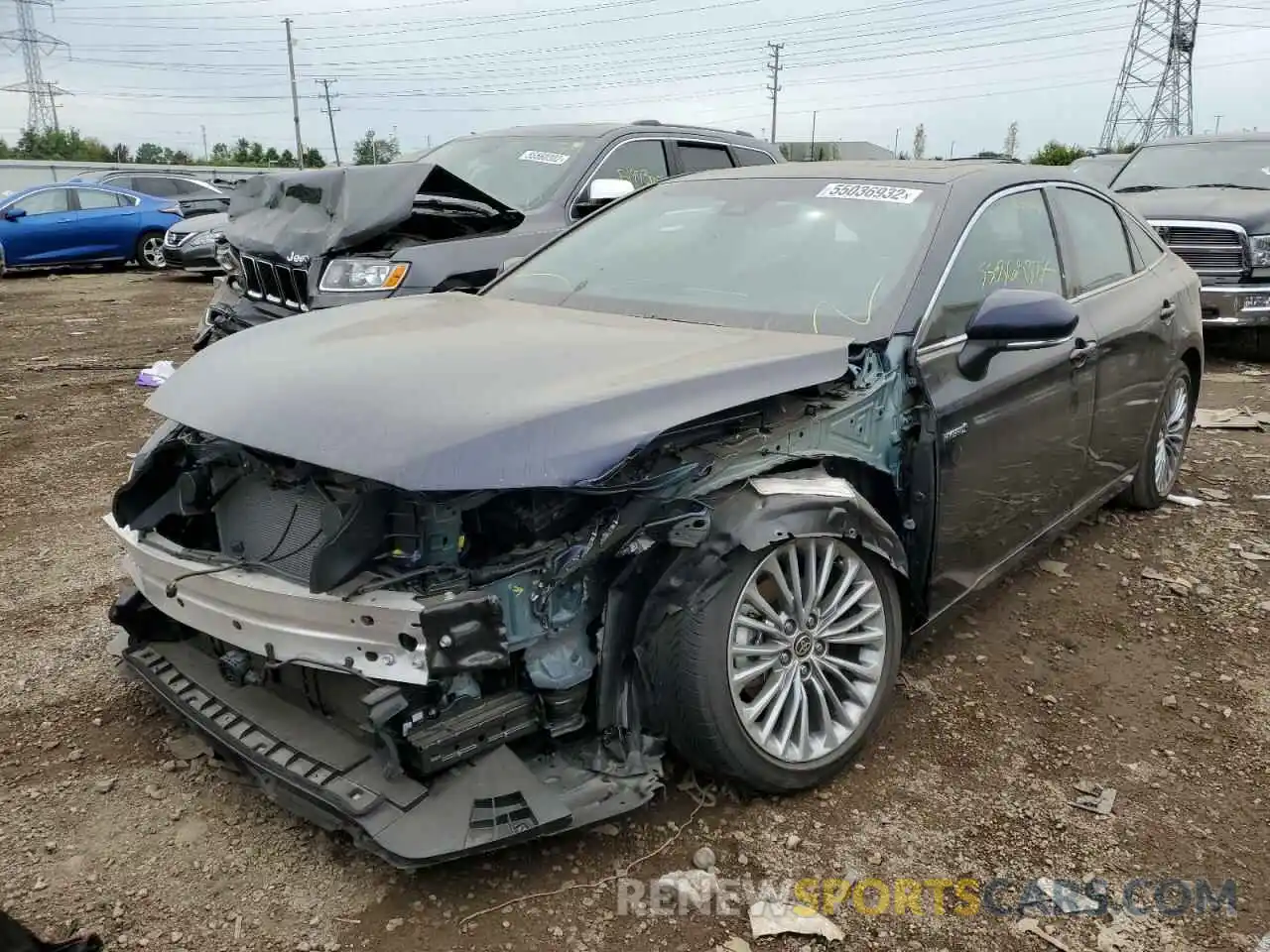 2 Photograph of a damaged car 4T1DA1AB7MU010040 TOYOTA AVALON 2021