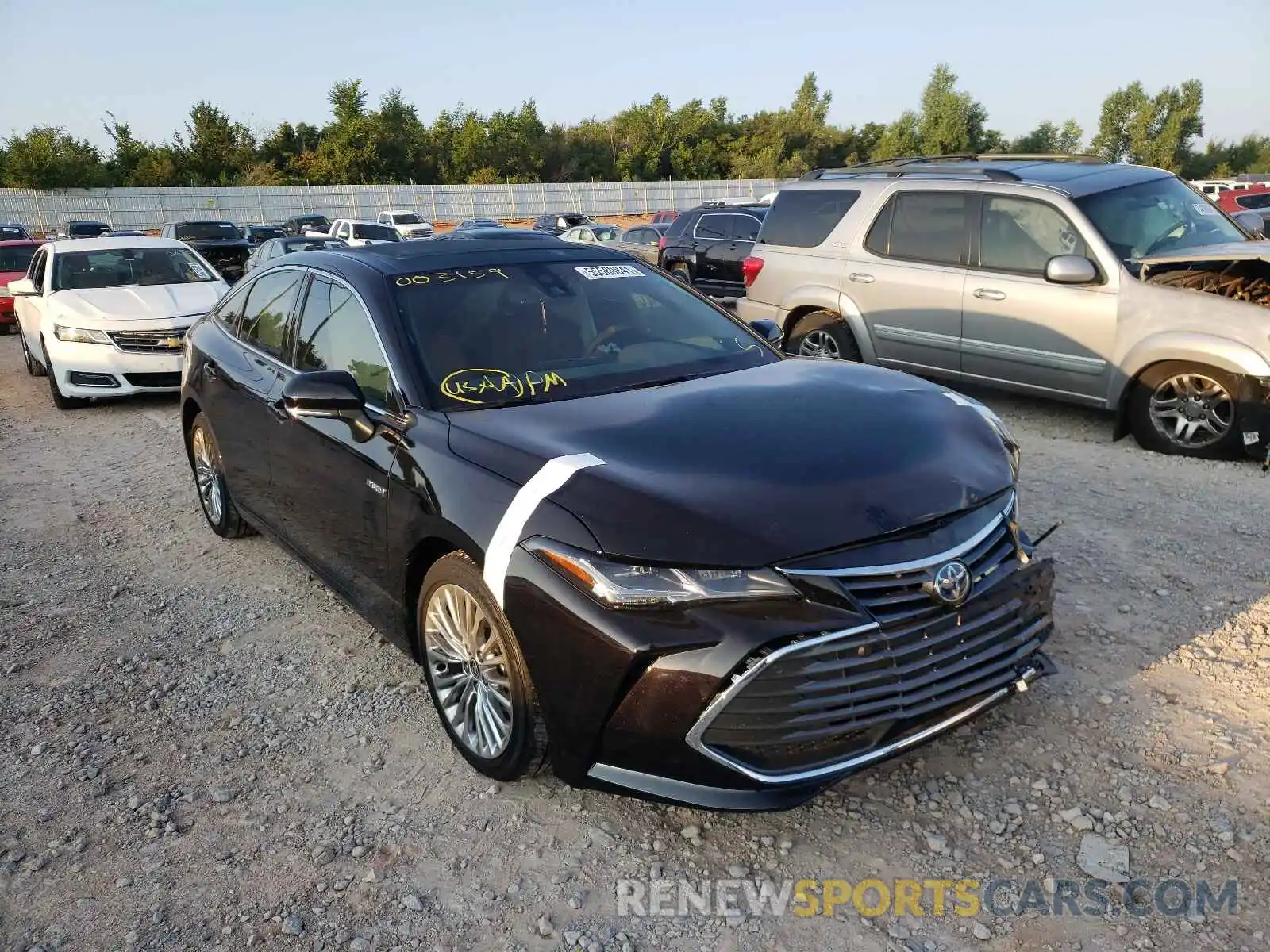 1 Photograph of a damaged car 4T1DA1AB8MU003159 TOYOTA AVALON 2021