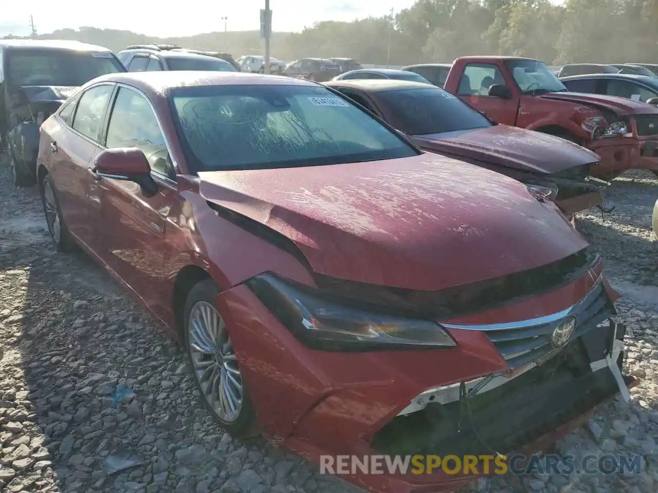 1 Photograph of a damaged car 4T1DA1AB9MU009598 TOYOTA AVALON 2021