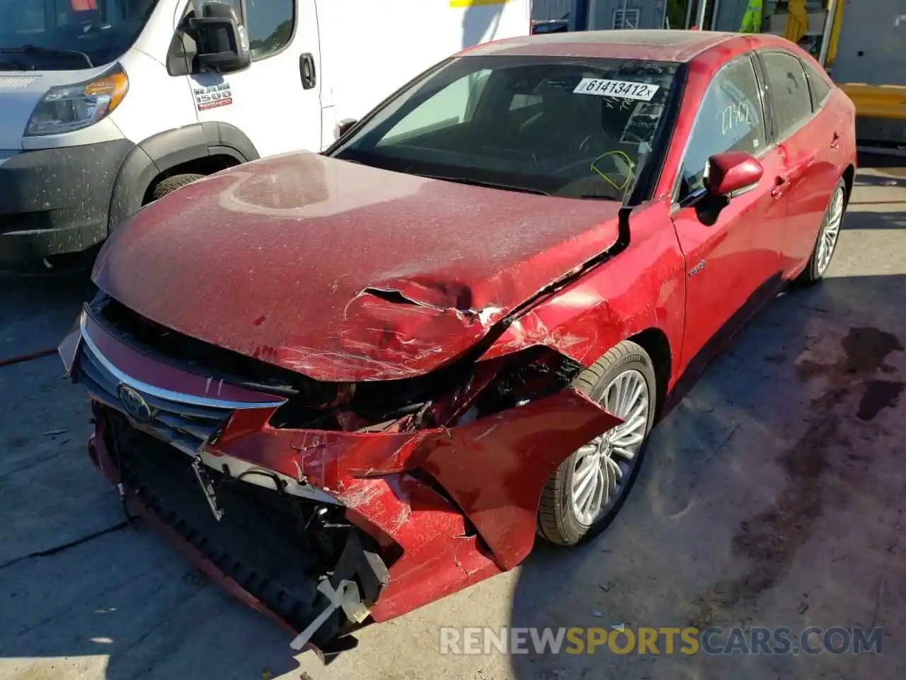 2 Photograph of a damaged car 4T1DA1AB9MU009598 TOYOTA AVALON 2021