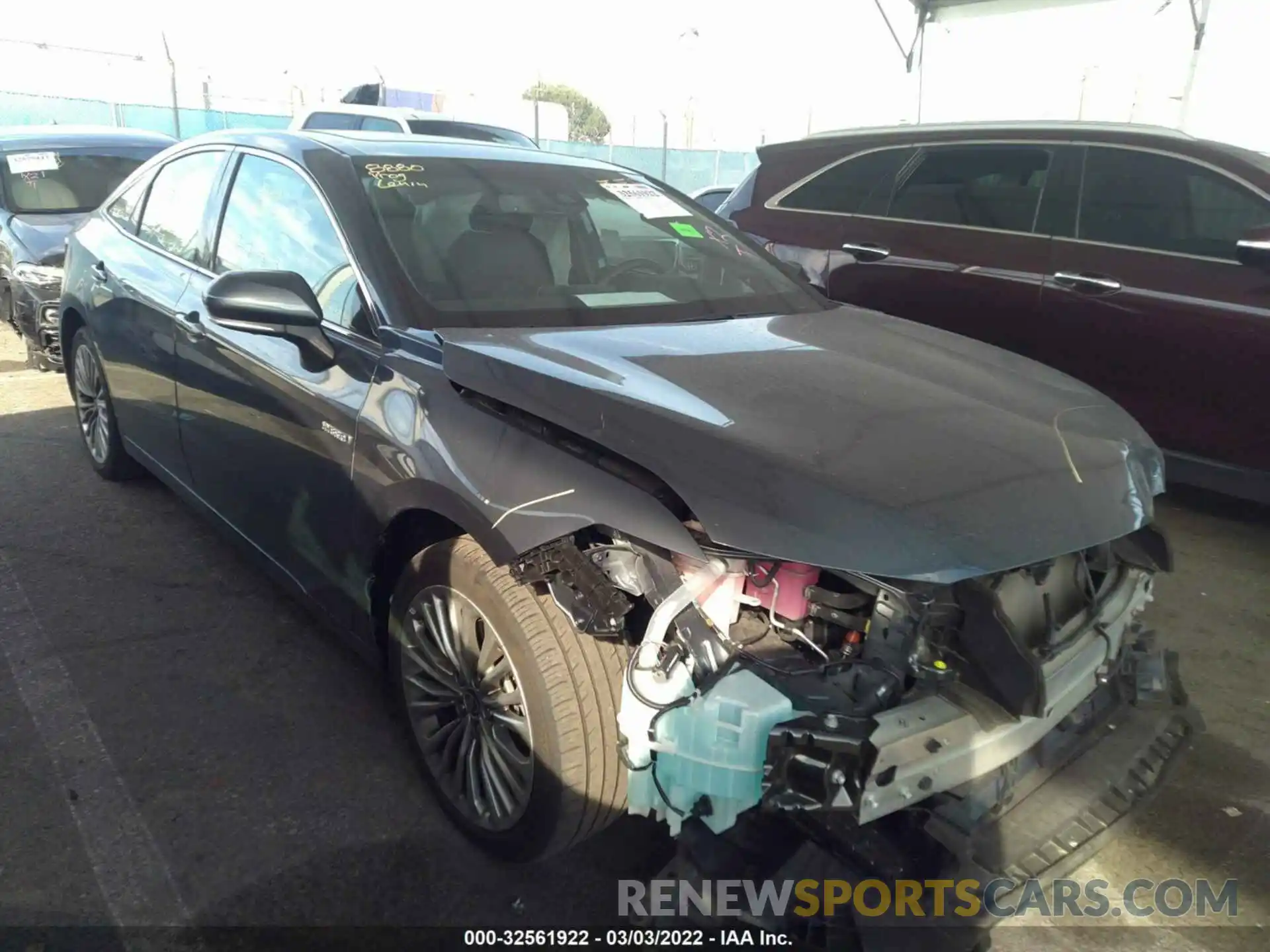 1 Photograph of a damaged car 4T1DA1AB9MU009651 TOYOTA AVALON 2021