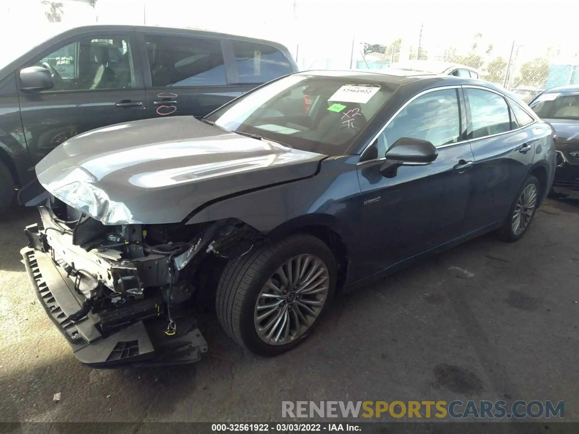 2 Photograph of a damaged car 4T1DA1AB9MU009651 TOYOTA AVALON 2021