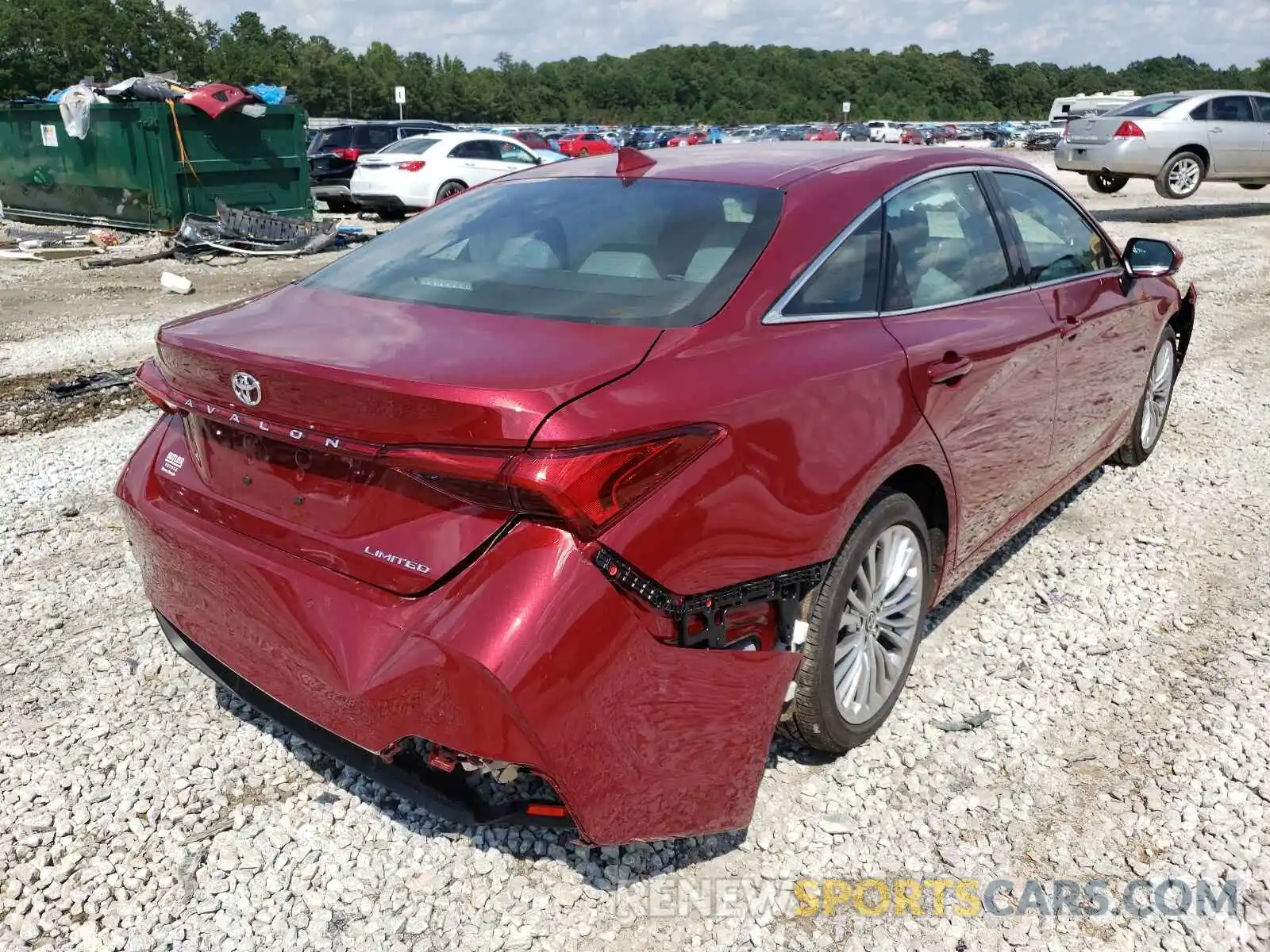 4 Photograph of a damaged car 4T1DZ1FB3MU060421 TOYOTA AVALON 2021