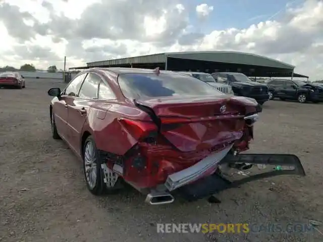 3 Photograph of a damaged car 4T1DZ1FB5MU056466 TOYOTA AVALON 2021