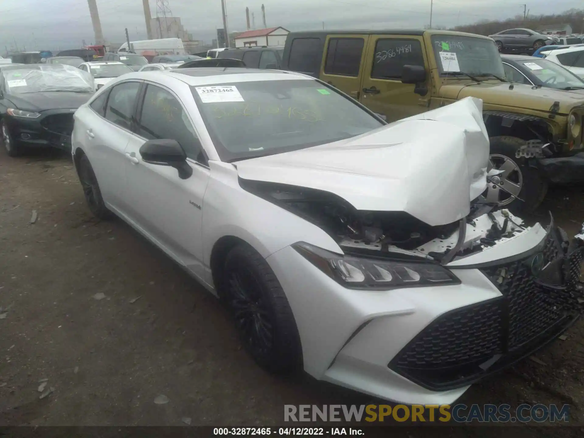 1 Photograph of a damaged car 4T1EA1AB0MU003239 TOYOTA AVALON 2021