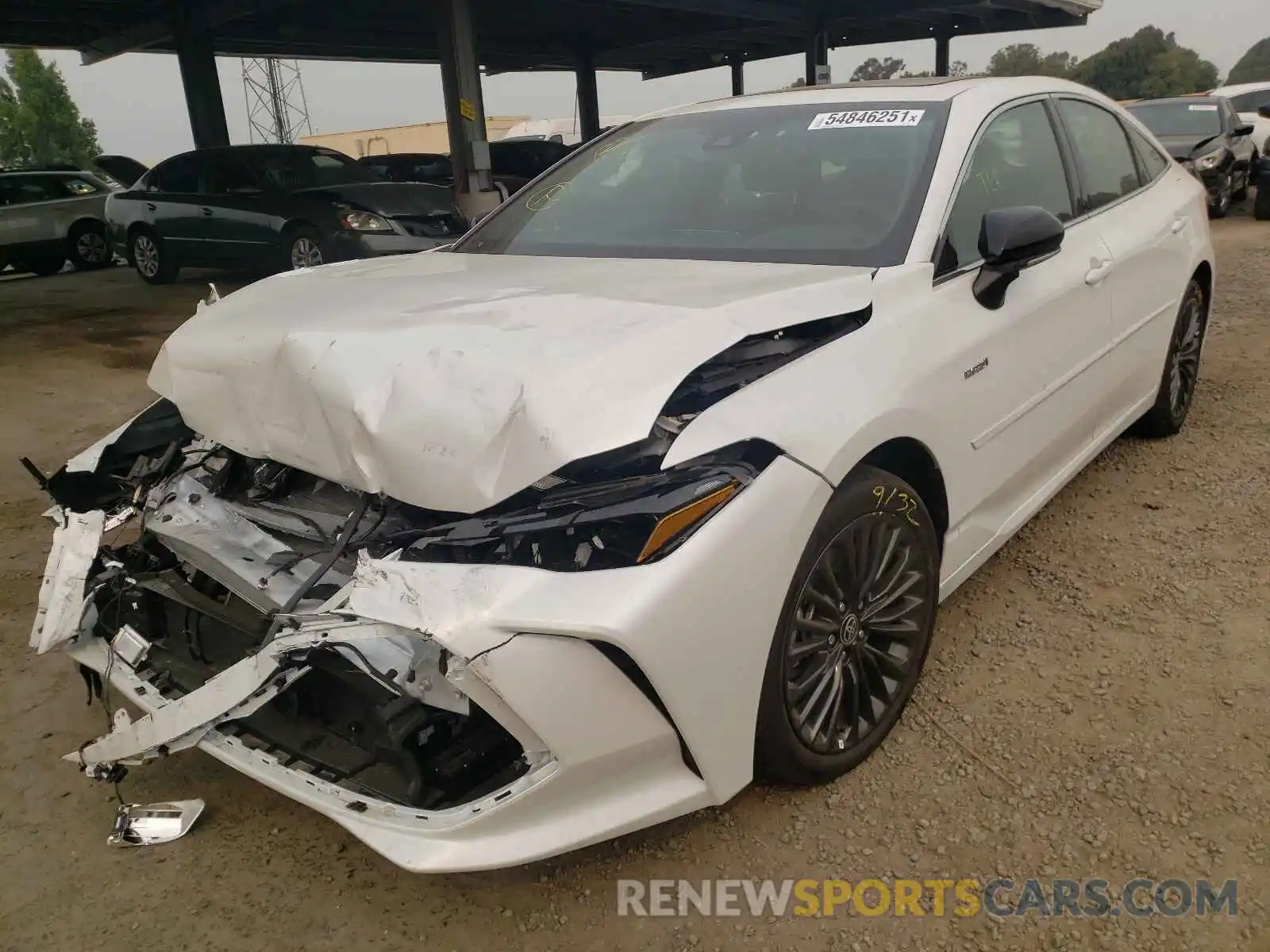 2 Photograph of a damaged car 4T1EA1AB0MU003371 TOYOTA AVALON 2021