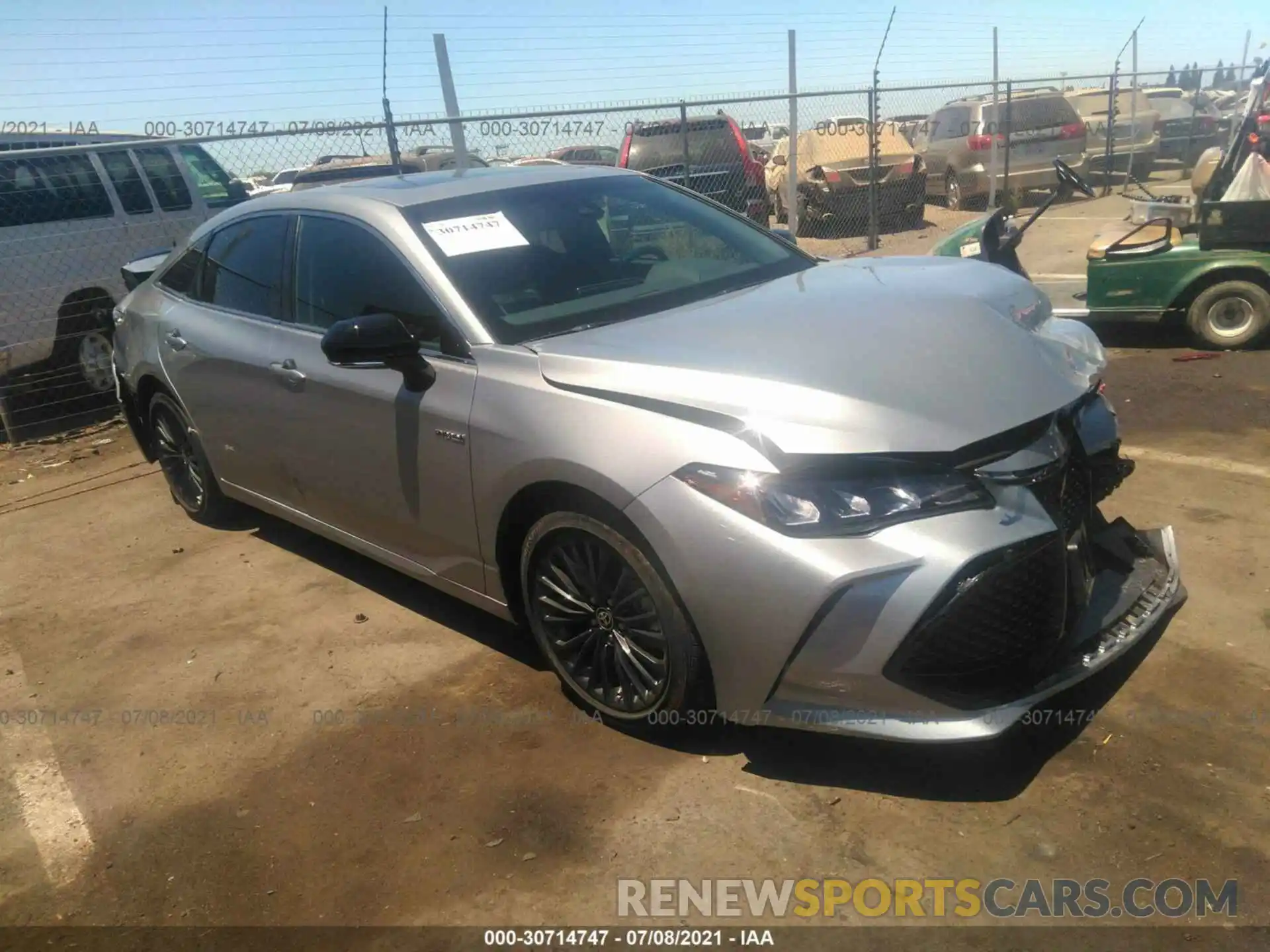 1 Photograph of a damaged car 4T1EA1AB0MU006030 TOYOTA AVALON 2021