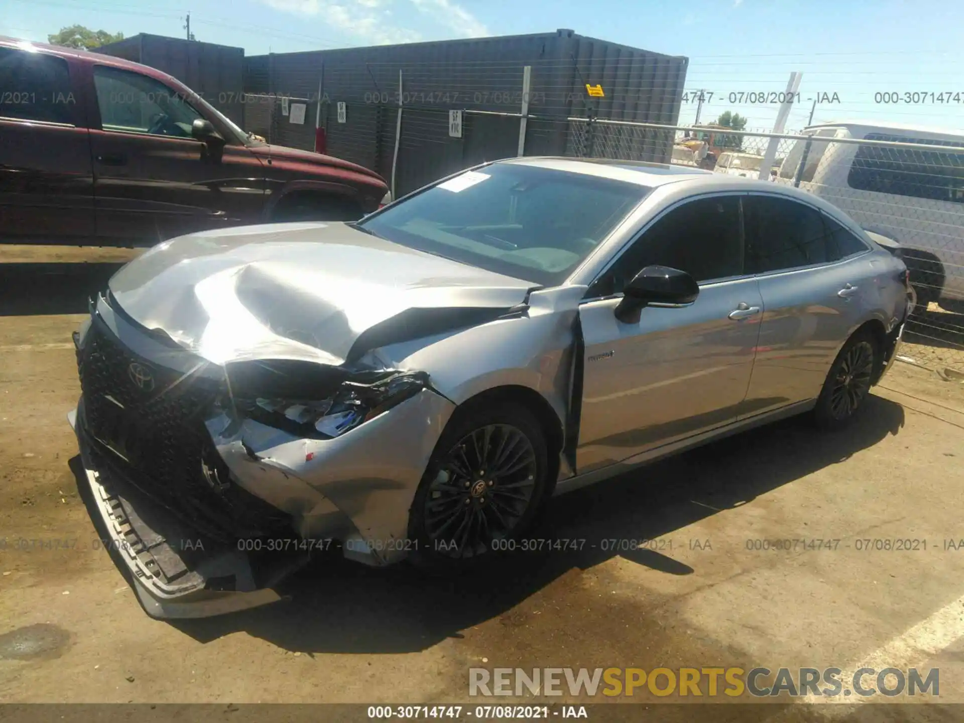 2 Photograph of a damaged car 4T1EA1AB0MU006030 TOYOTA AVALON 2021