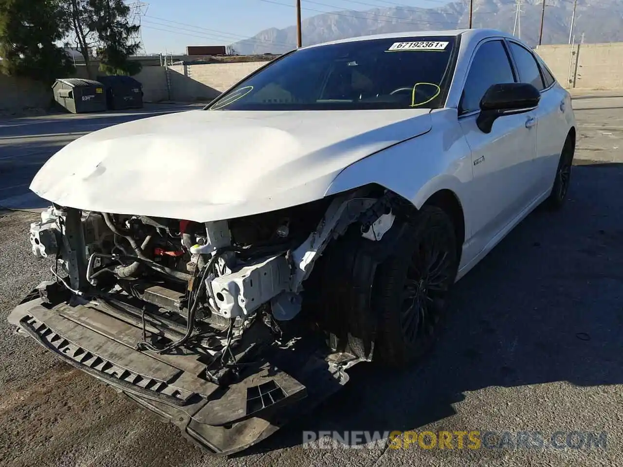 2 Photograph of a damaged car 4T1EA1AB0MU006691 TOYOTA AVALON 2021