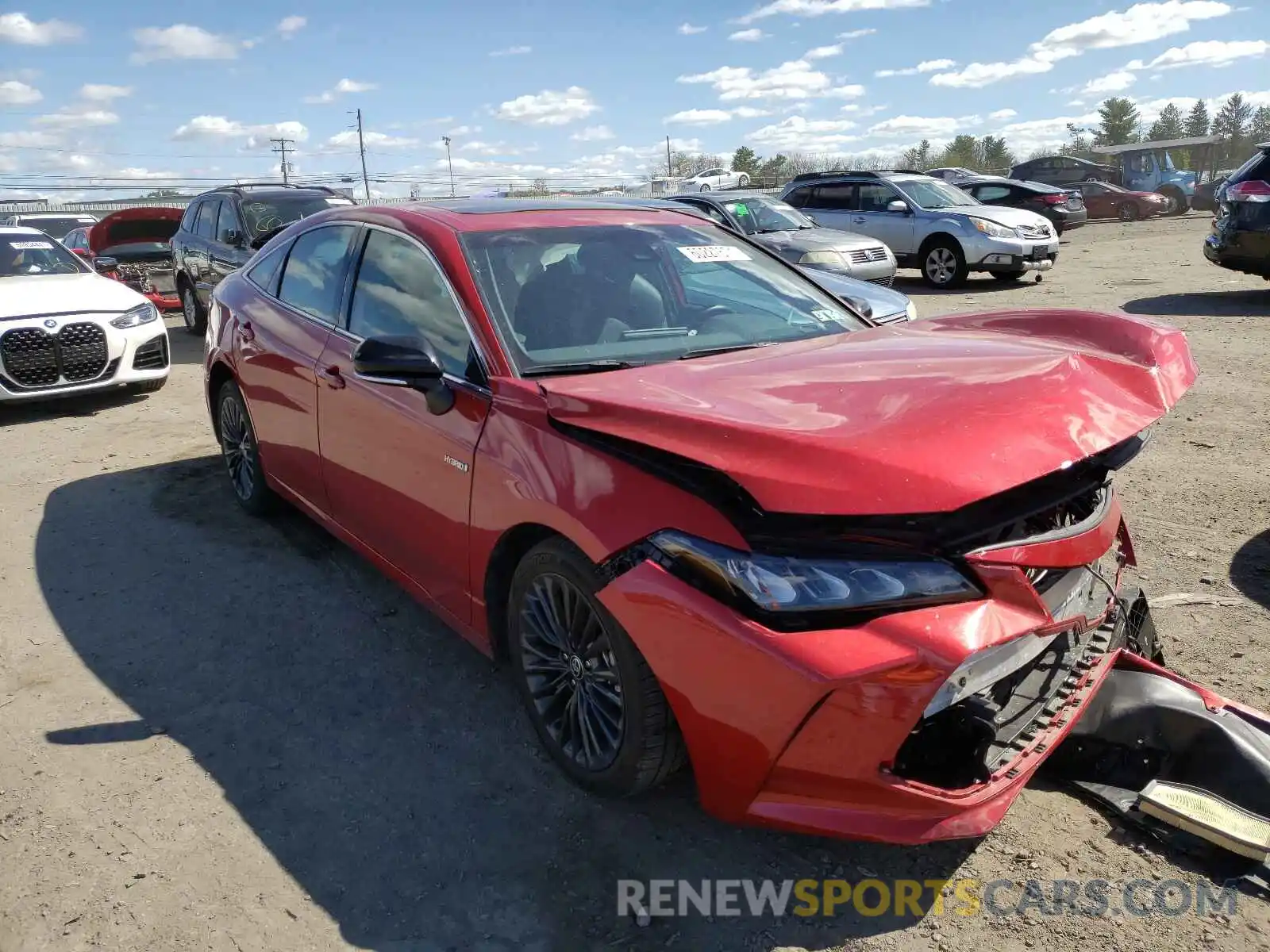 1 Photograph of a damaged car 4T1EA1AB7MU003481 TOYOTA AVALON 2021