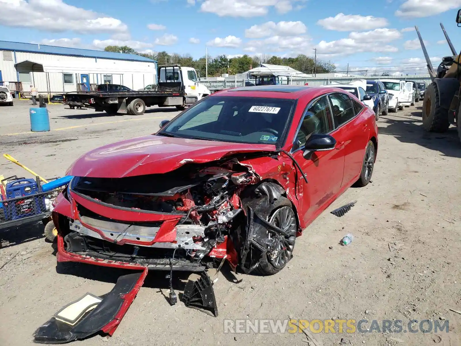 2 Photograph of a damaged car 4T1EA1AB7MU003481 TOYOTA AVALON 2021