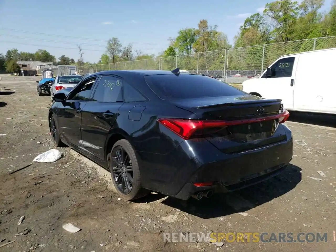 3 Photograph of a damaged car 4T1EZ1FB6MU070042 TOYOTA AVALON 2021