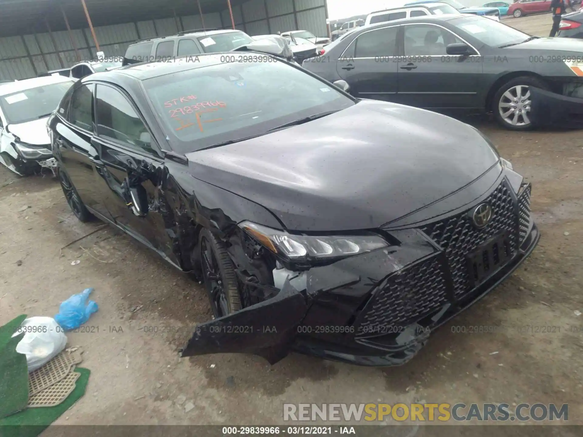 1 Photograph of a damaged car 4T1EZ1FB8MU056384 TOYOTA AVALON 2021