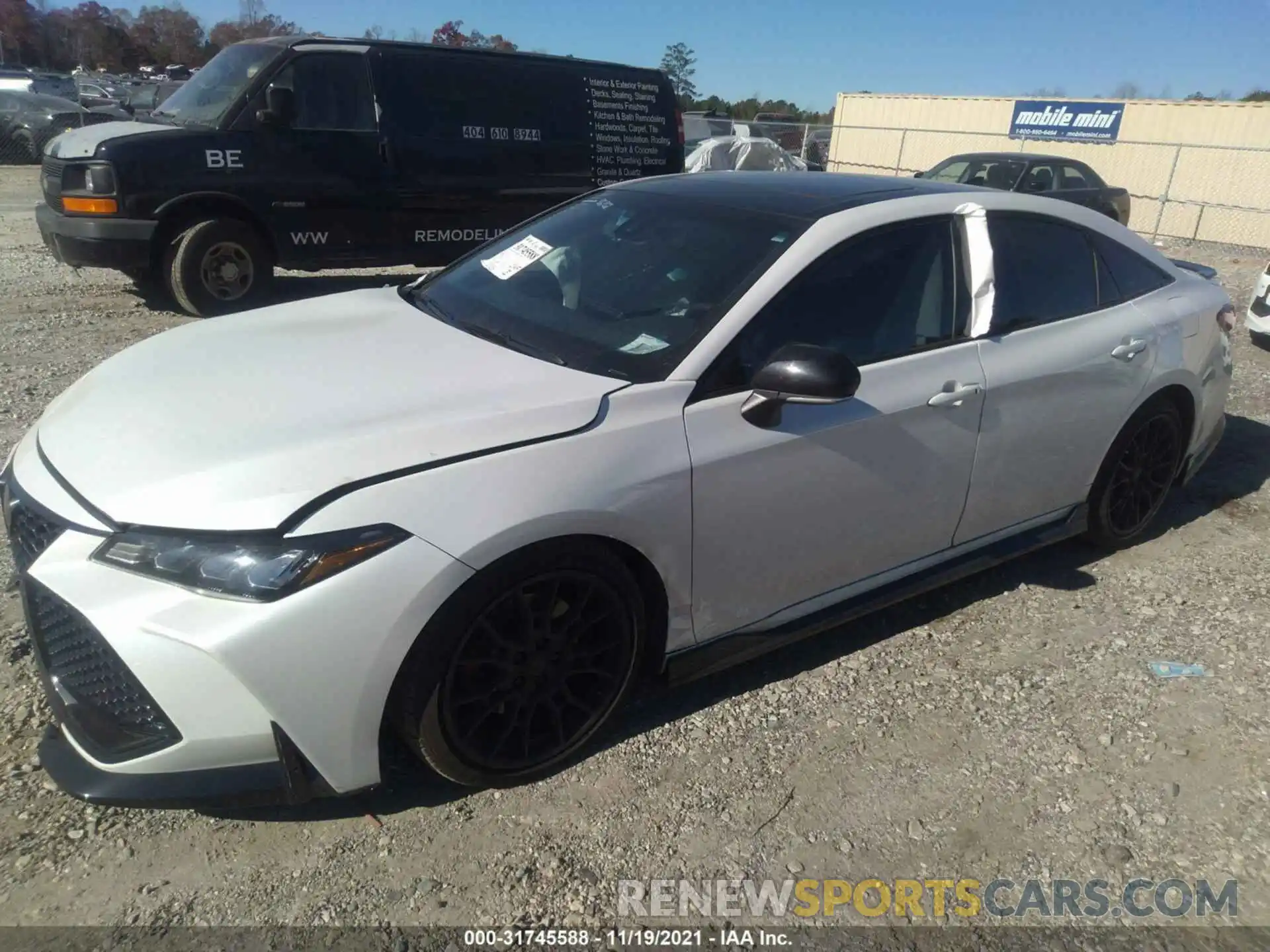 2 Photograph of a damaged car 4T1FZ1FB2MU067384 TOYOTA AVALON 2021