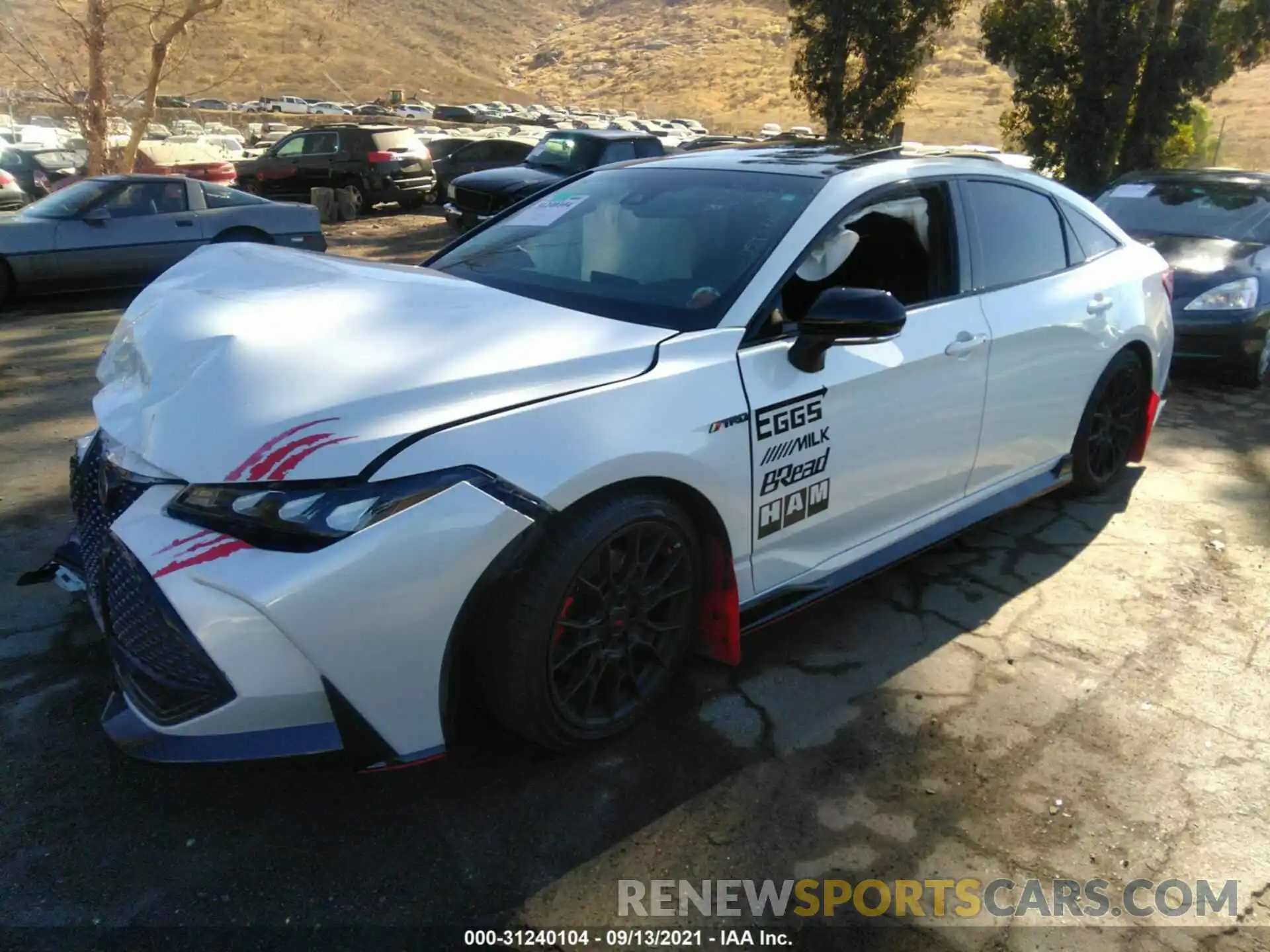 2 Photograph of a damaged car 4T1FZ1FB3MU059374 TOYOTA AVALON 2021